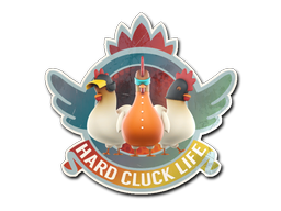 Sticker | Hard Cluck Life | Holo