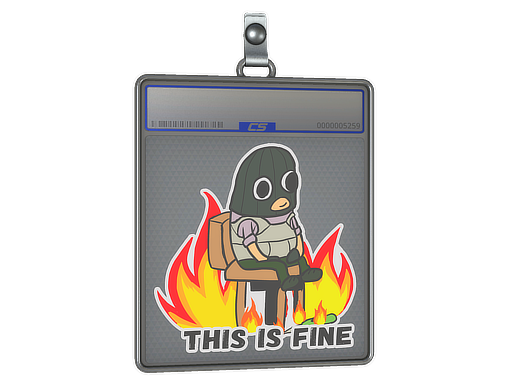 Sticker Slab | This Is Fine (T) - CS2 Sticker
