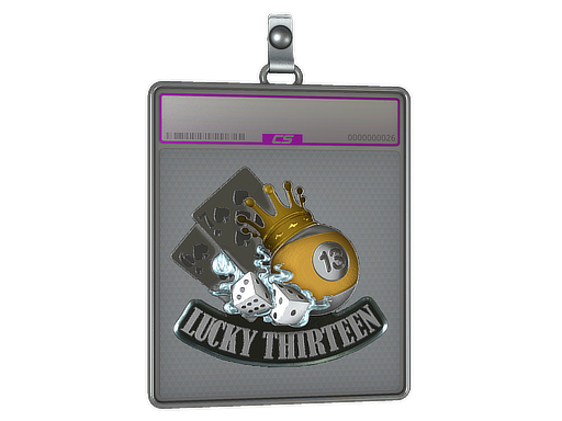 Sticker Slab | Lucky 13 (Foil) - CS2 Sticker