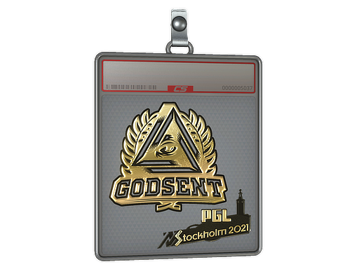 Sticker Slab | GODSENT | Stockholm 2021 | Foil