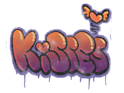 Sealed Graffiti | Kisses