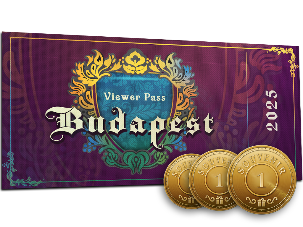 Budapest 2025 + 3 Souvenir Tokens