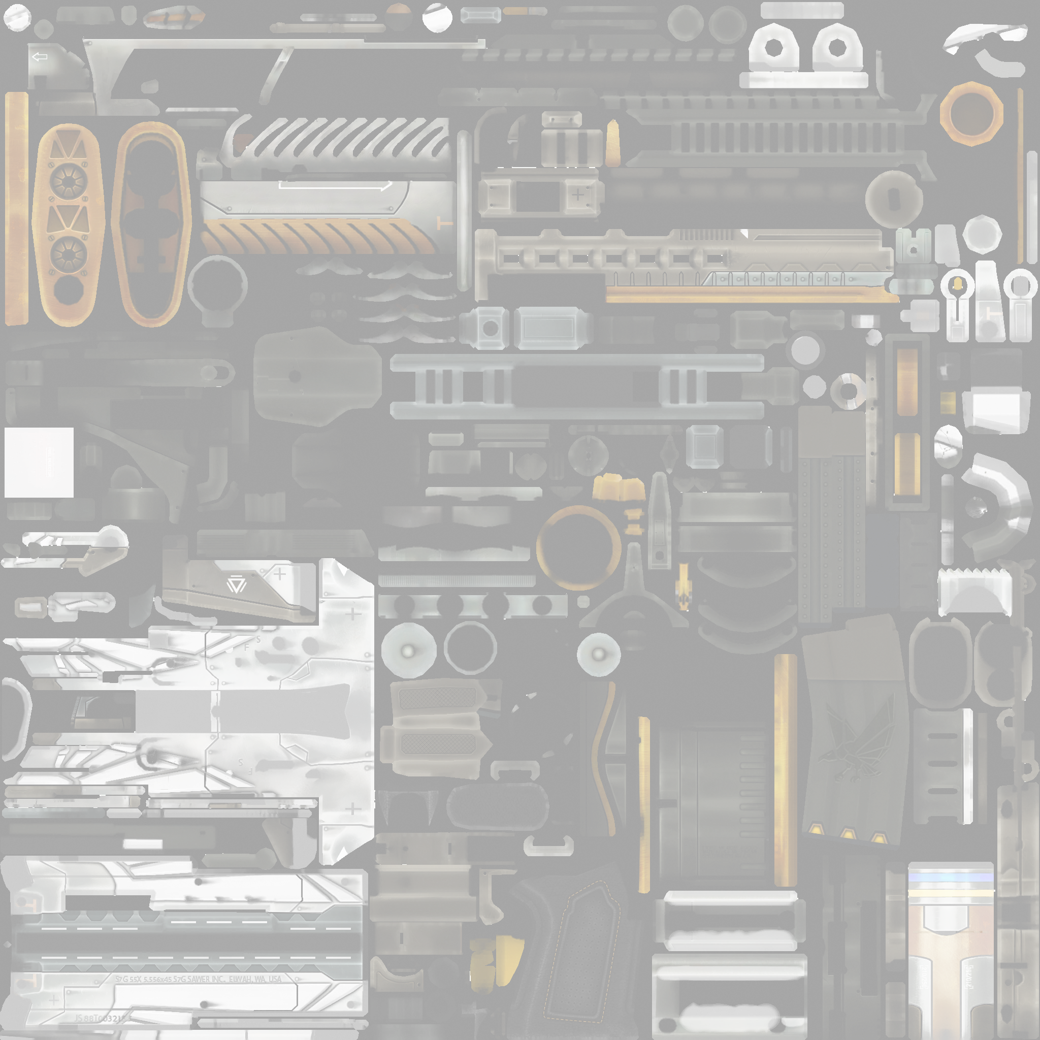 SG 553 | Aerial (Field-Tested) Texture #1