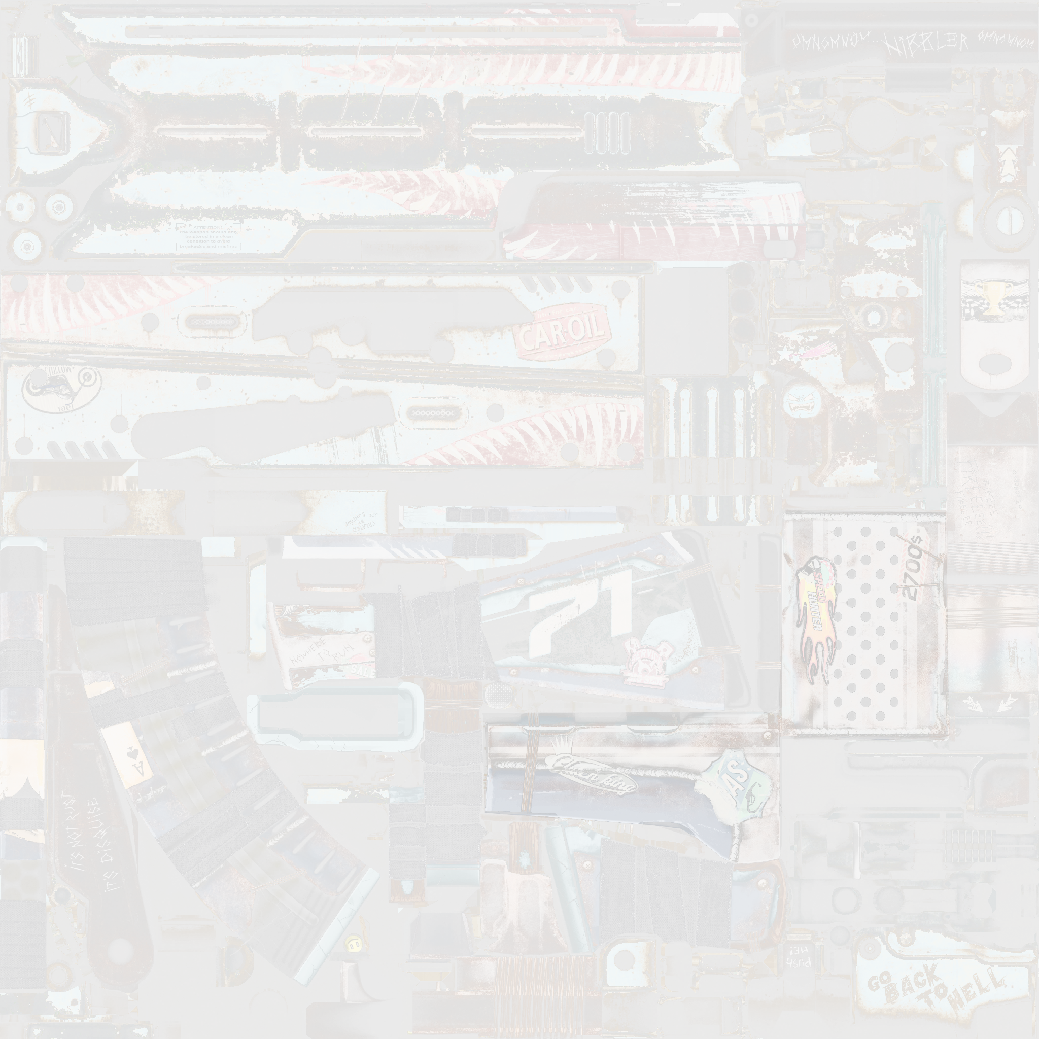 AK-47 | Rat Rod (Factory New) Texture #1