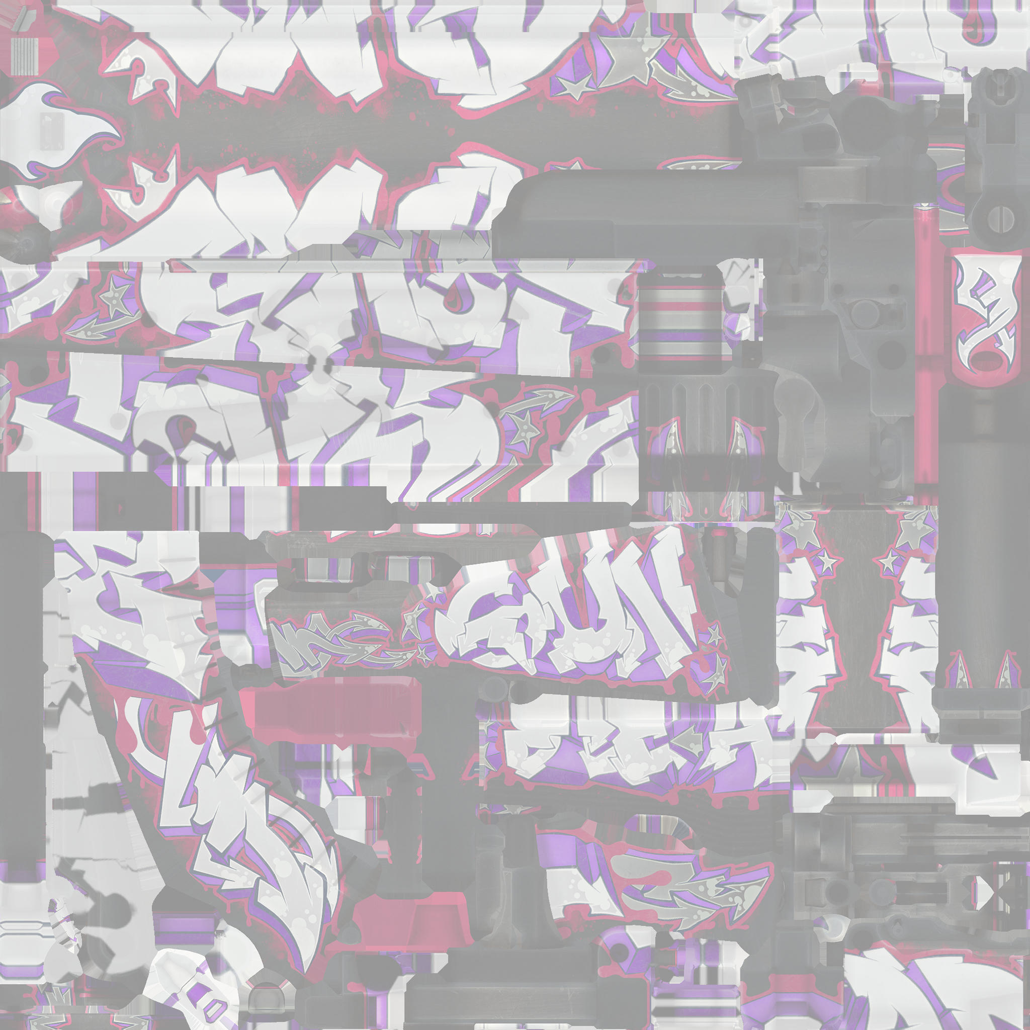 AK-47 | Head Shot (Battle-Scarred) Texture #1