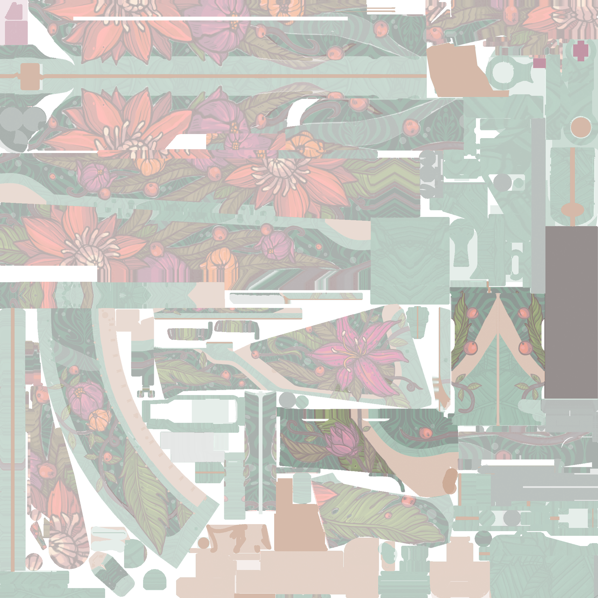 AK-47 | Wild Lotus (Factory New) Texture #1