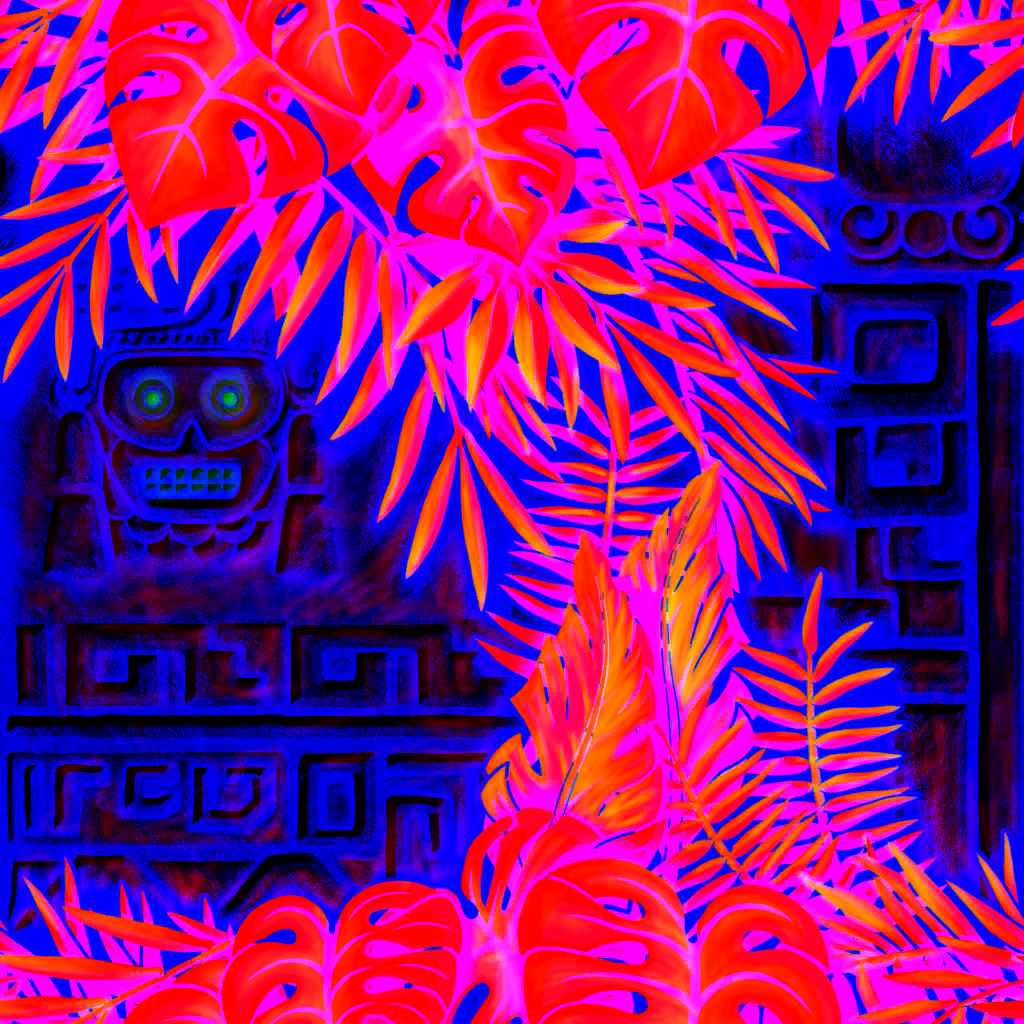 SG 553 | Lush Ruins (Field-Tested) Texture #1