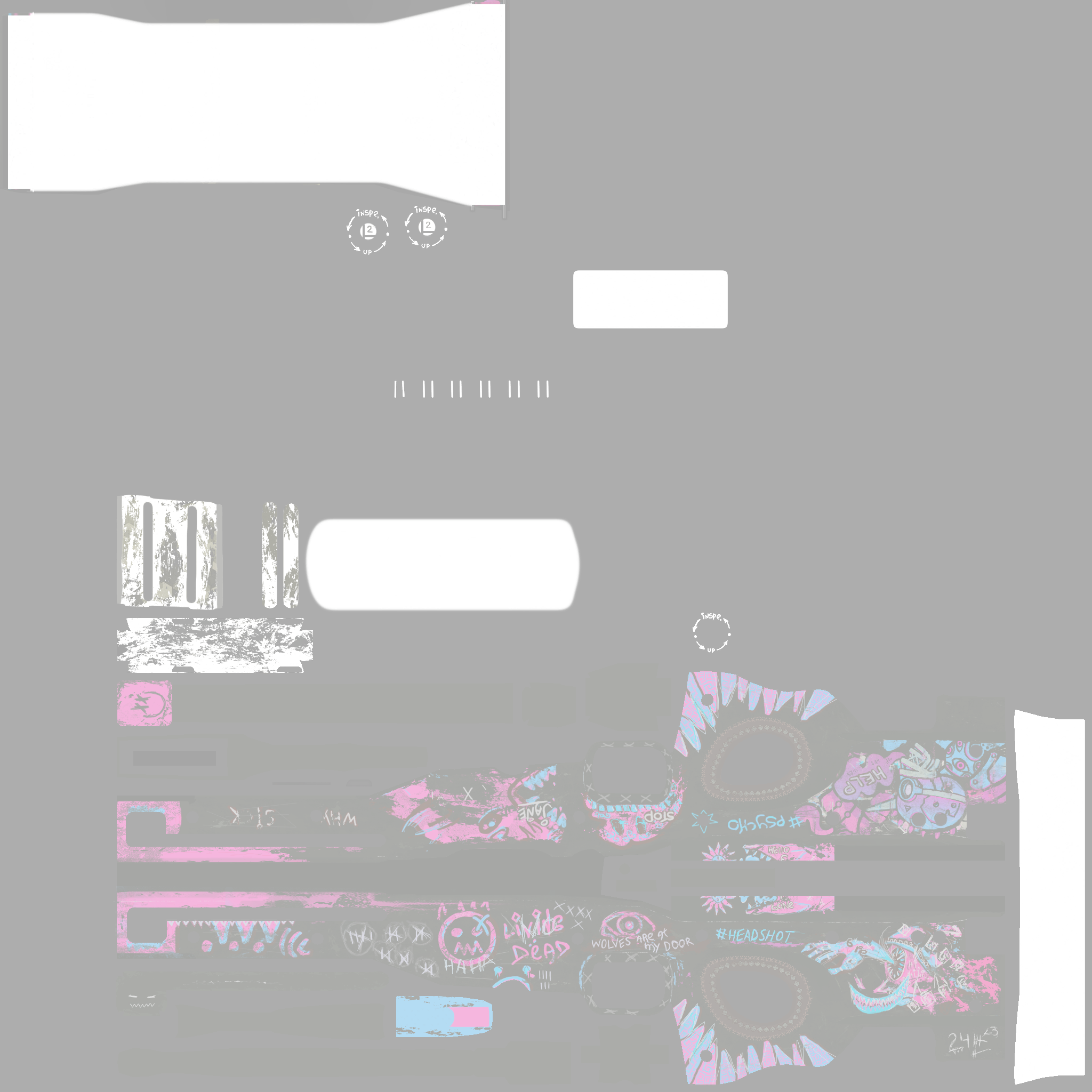 AWP | Fever Dream (Factory New) Texture #1