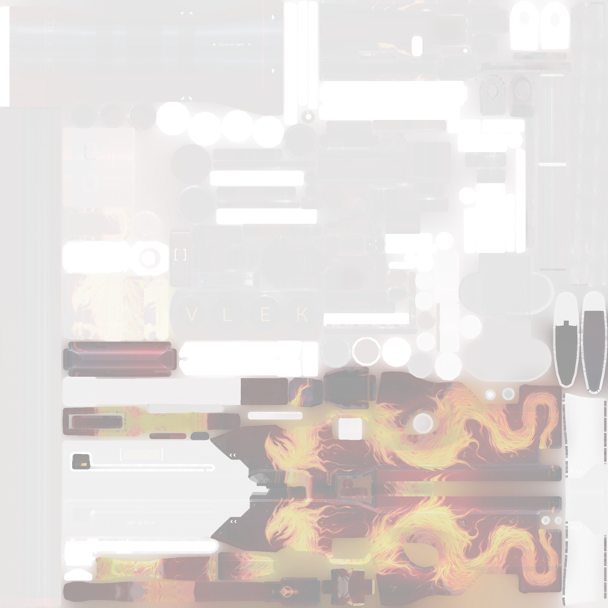 AWP | Wildfire (Factory New) Texture #1