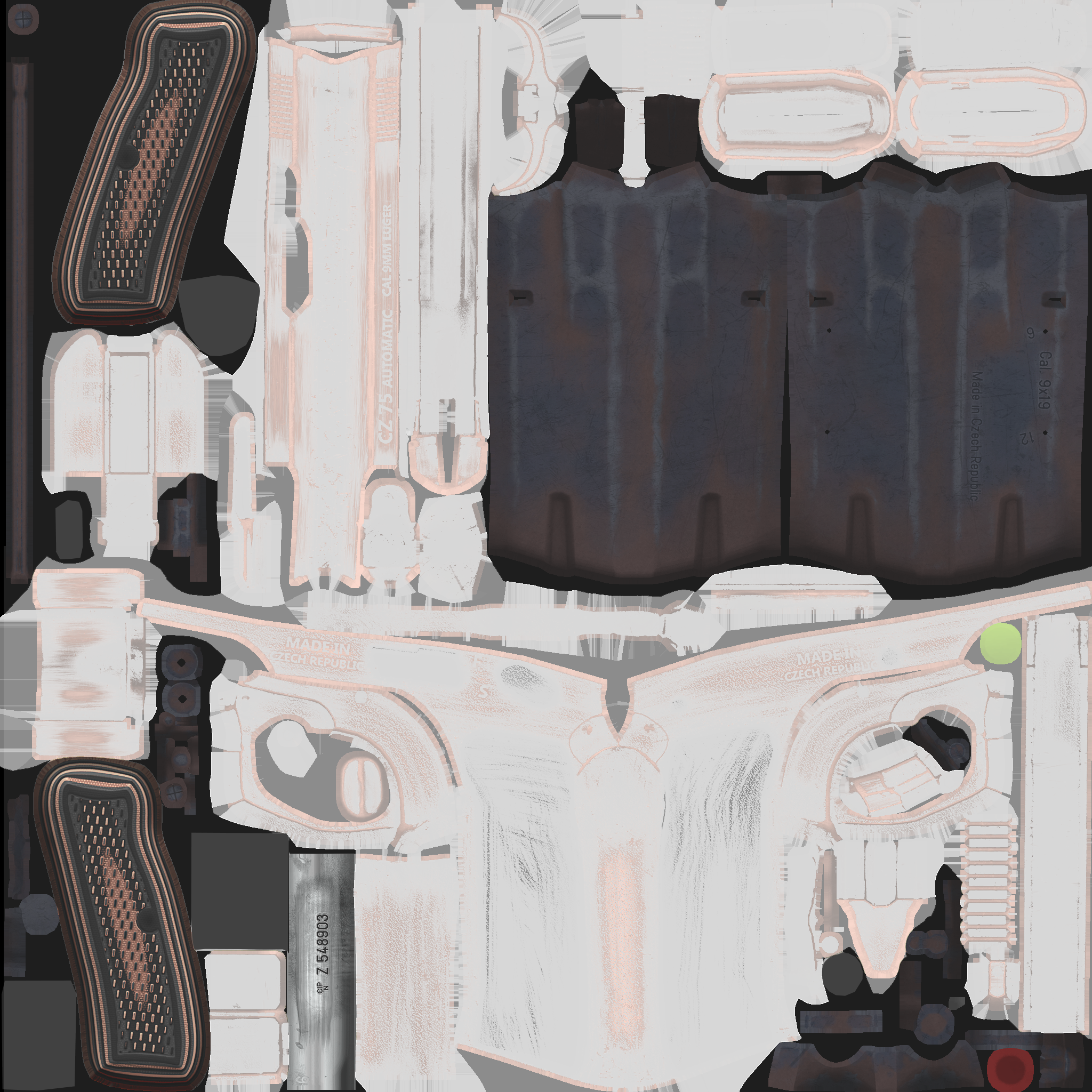 StatTrak™ CZ75-Auto | Distressed (Factory New) Texture #1
