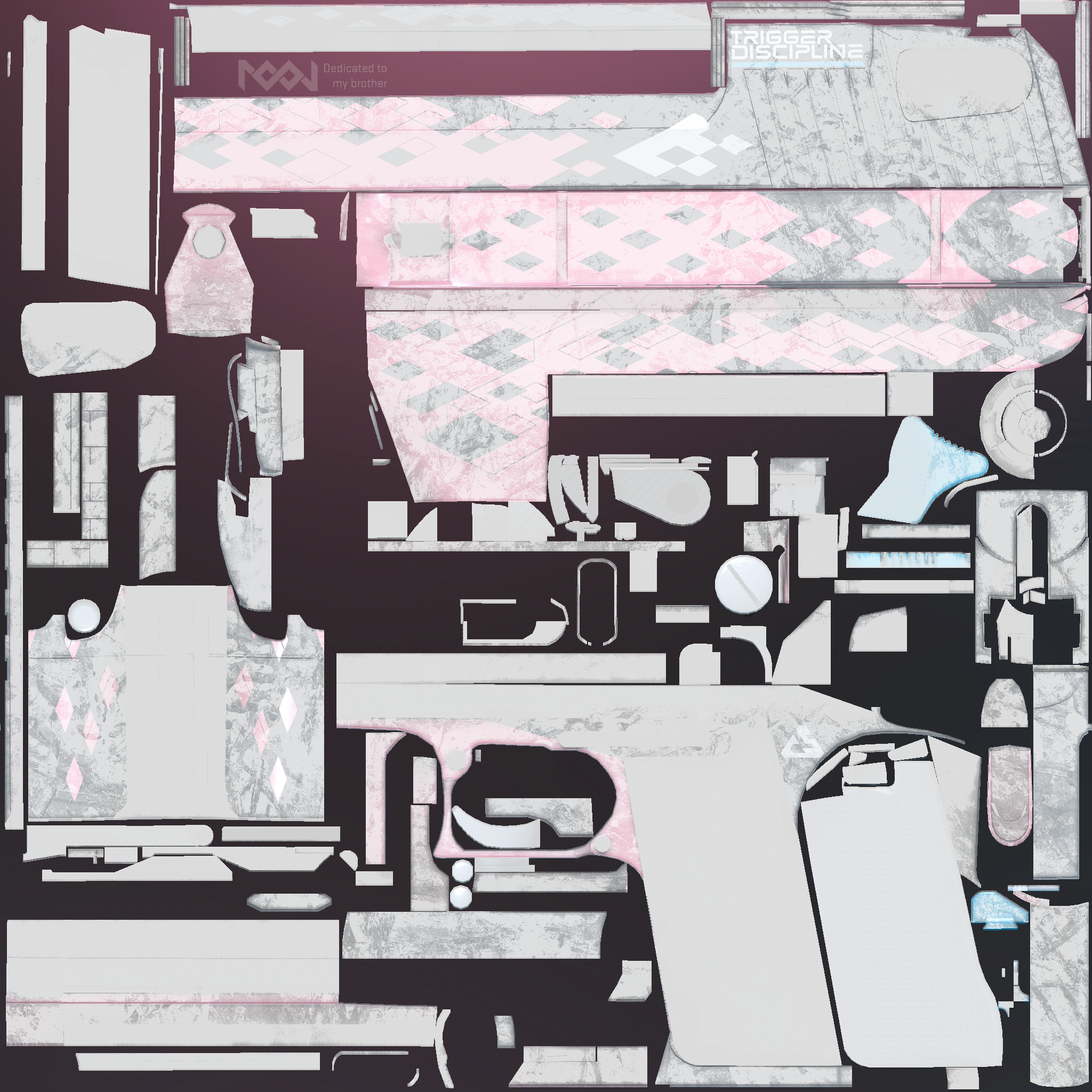 StatTrak™ Desert Eagle | Trigger Discipline (Factory New) Texture #1
