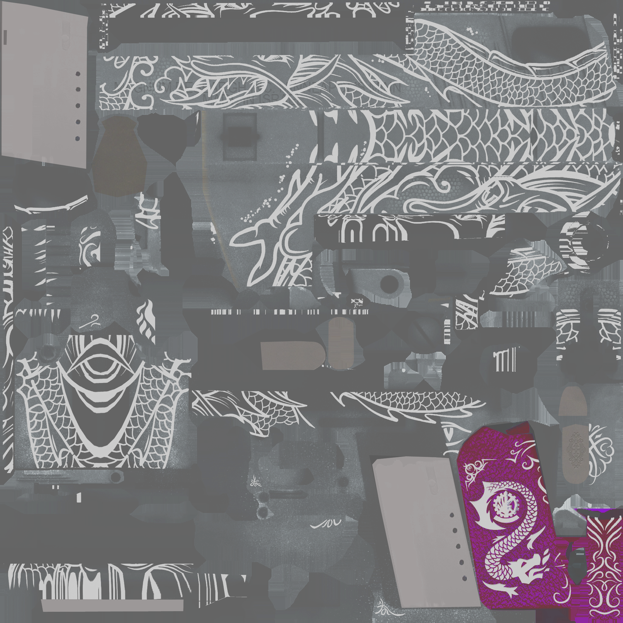StatTrak™ Desert Eagle | Kumicho Dragon (Minimal Wear) Texture #1