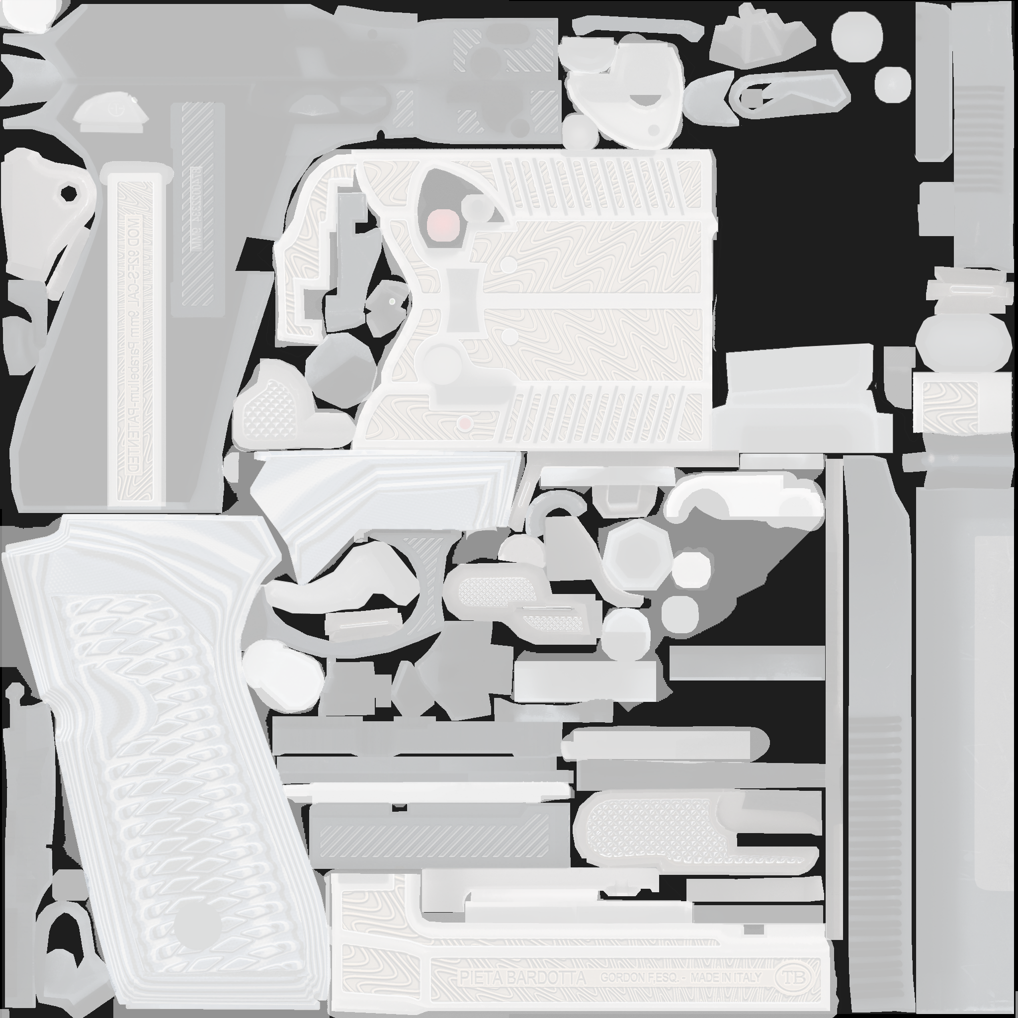 Dual Berettas | Tread (Battle-Scarred) Texture #1