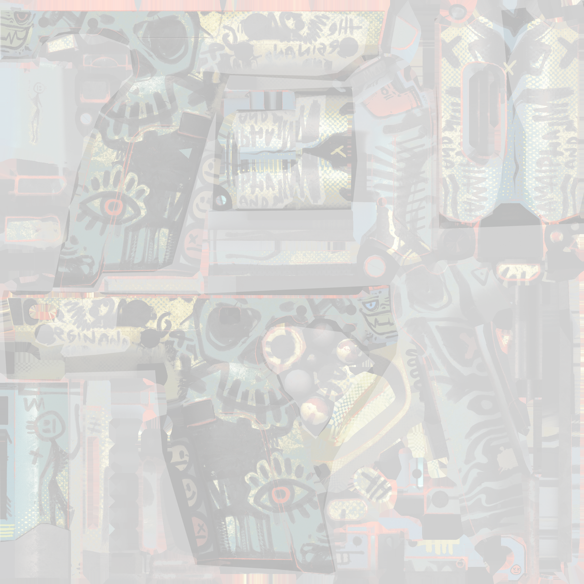 Five-SeveN | Scrawl (Factory New) Texture #1