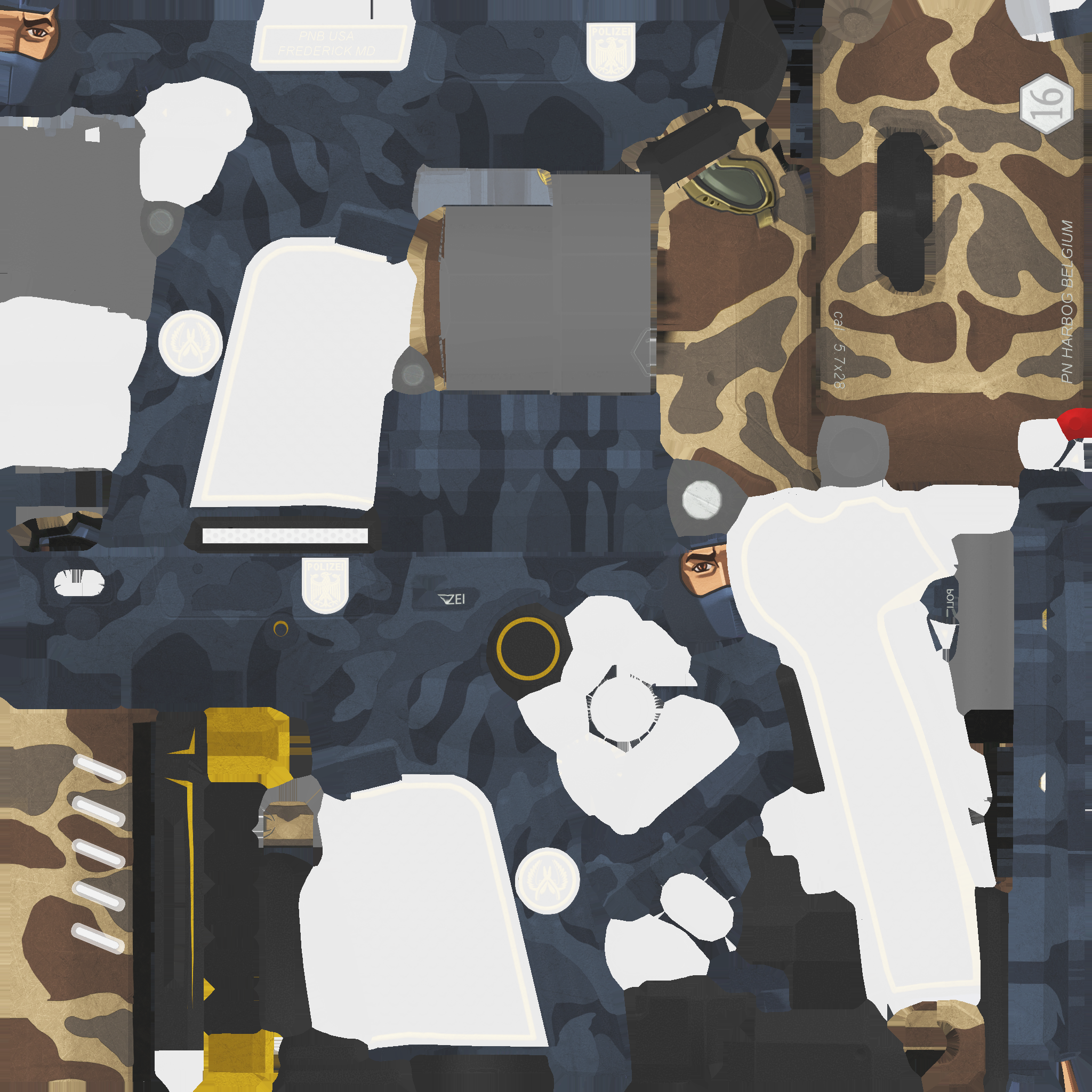 Five-SeveN | Buddy (Factory New) Texture #1