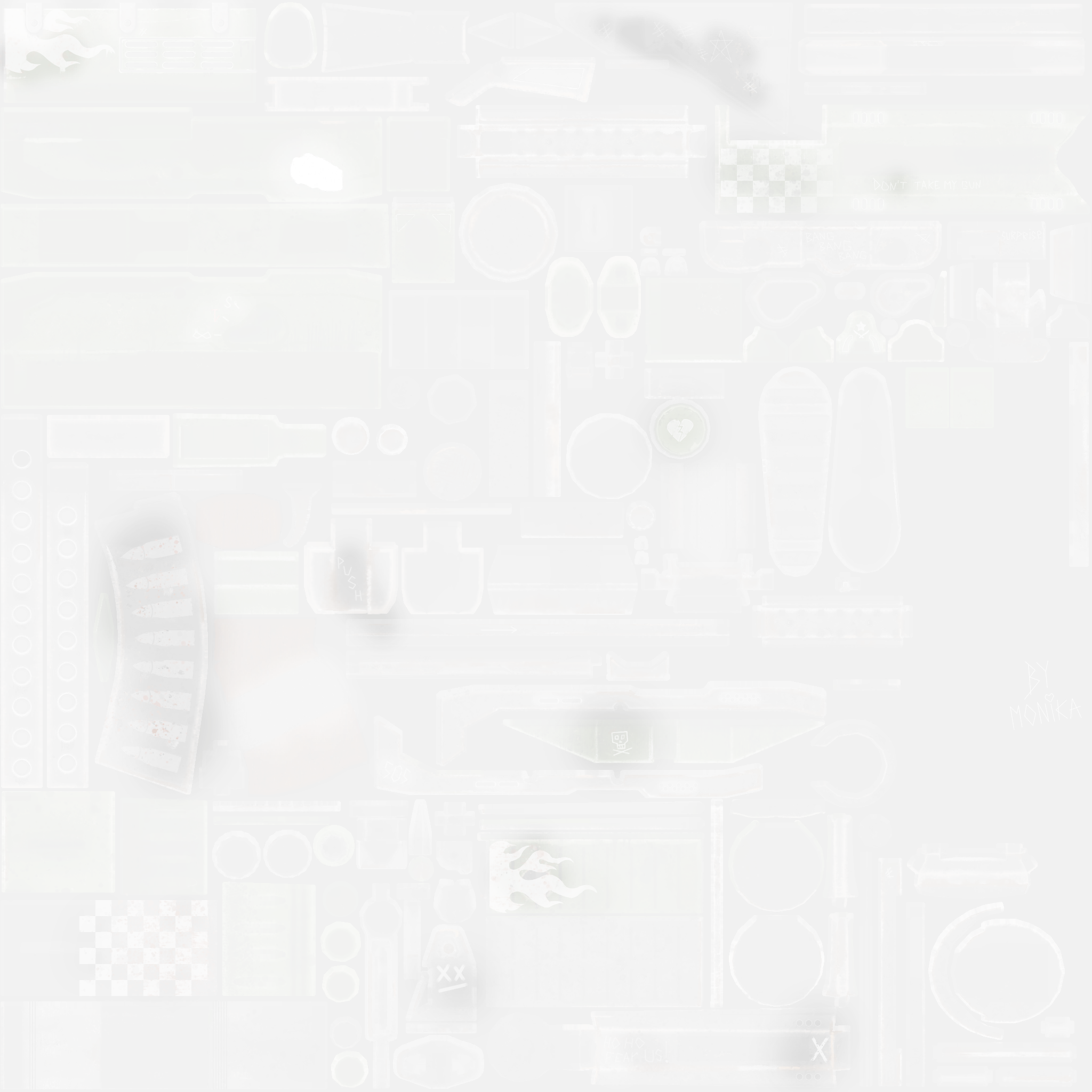 StatTrak™ Galil AR | Vandal (Battle-Scarred) Texture #1