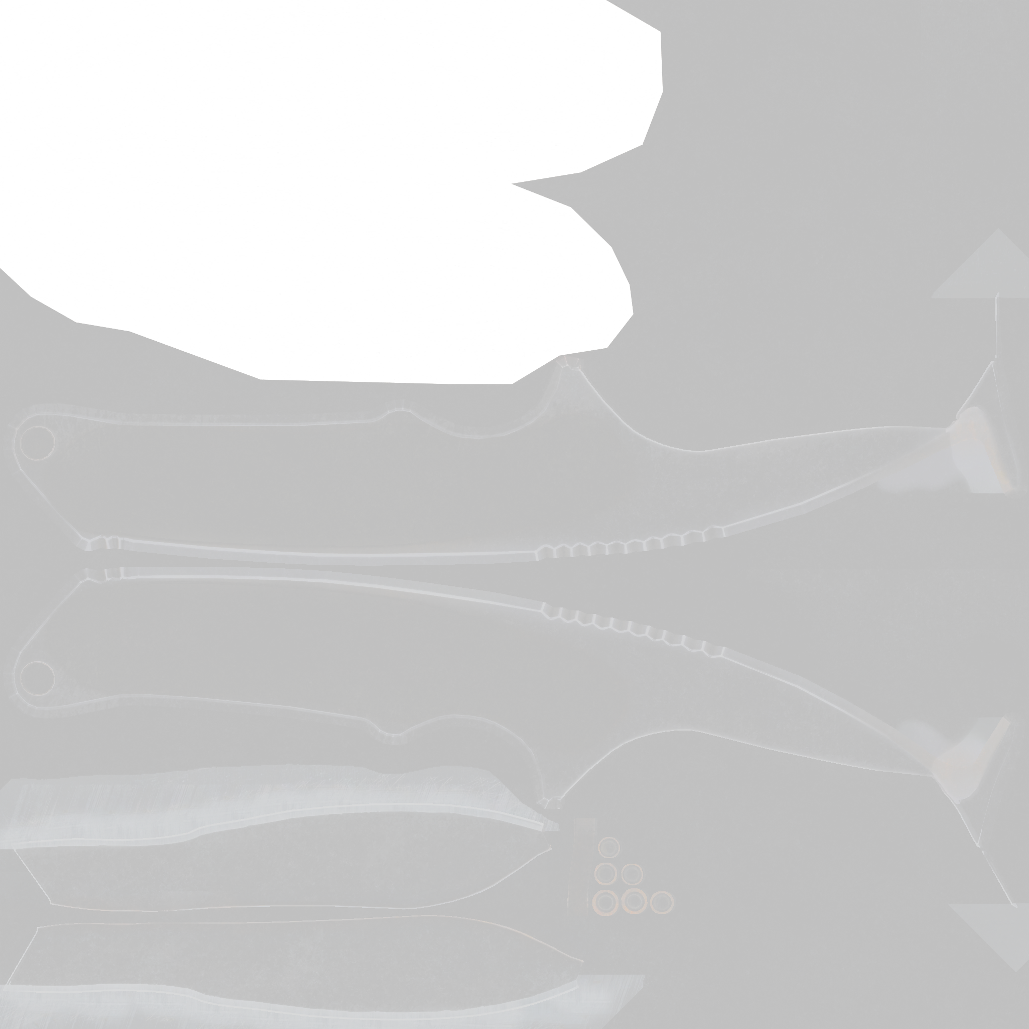★ StatTrak™ Gut Knife | Black Laminate (Factory New) Texture #1
