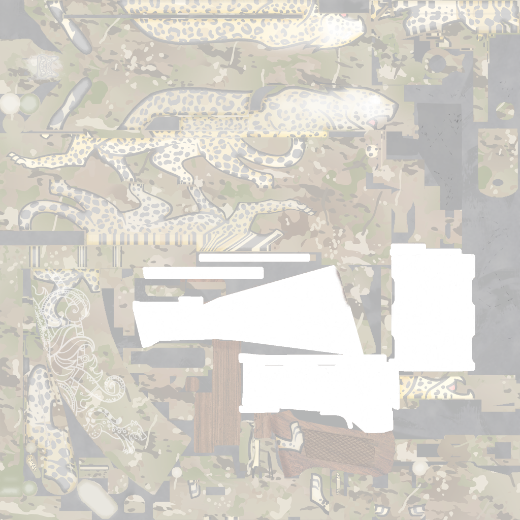 AK-47 | Panthera onca (Well-Worn) Texture #1