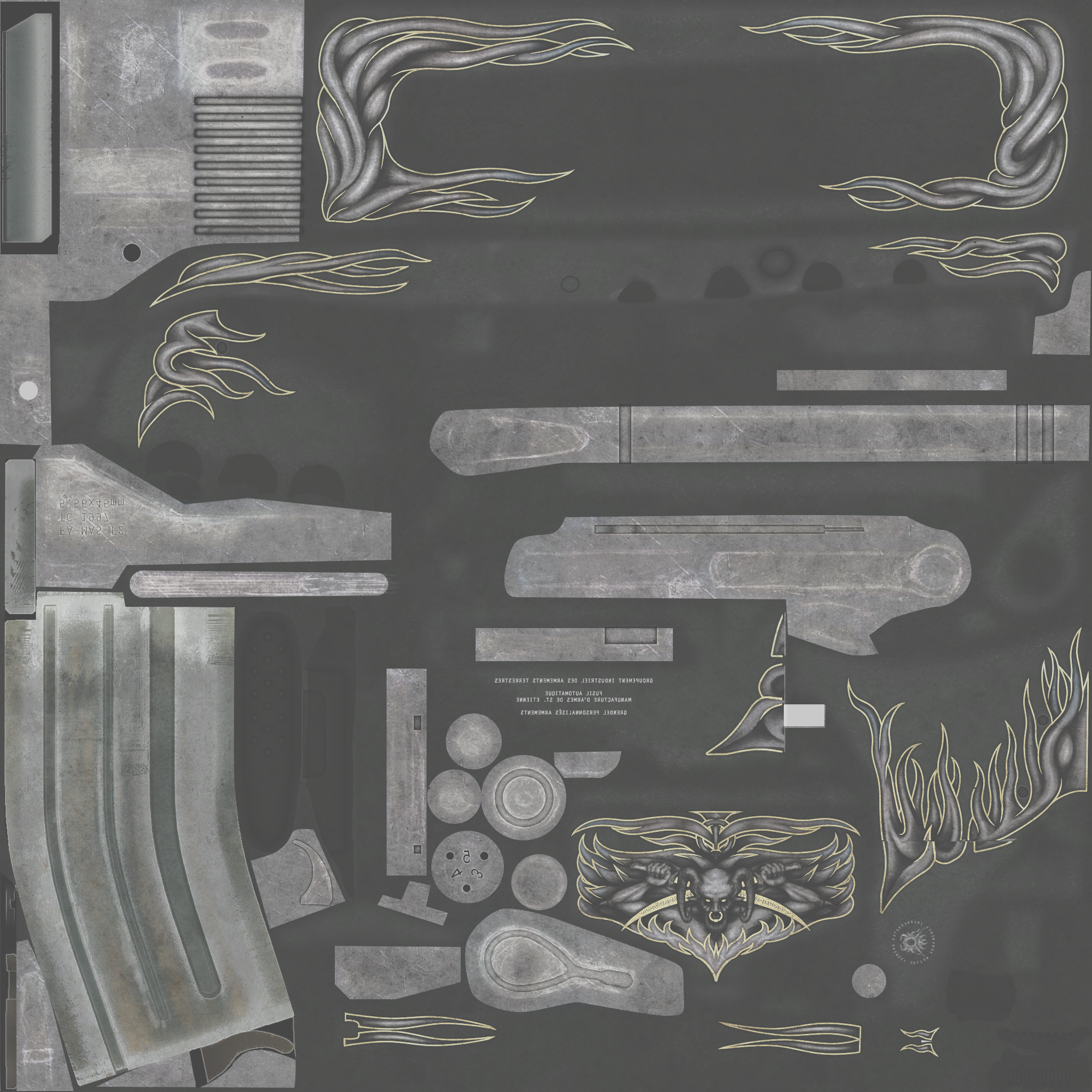 FAMAS | Djinn (Factory New) Texture #1