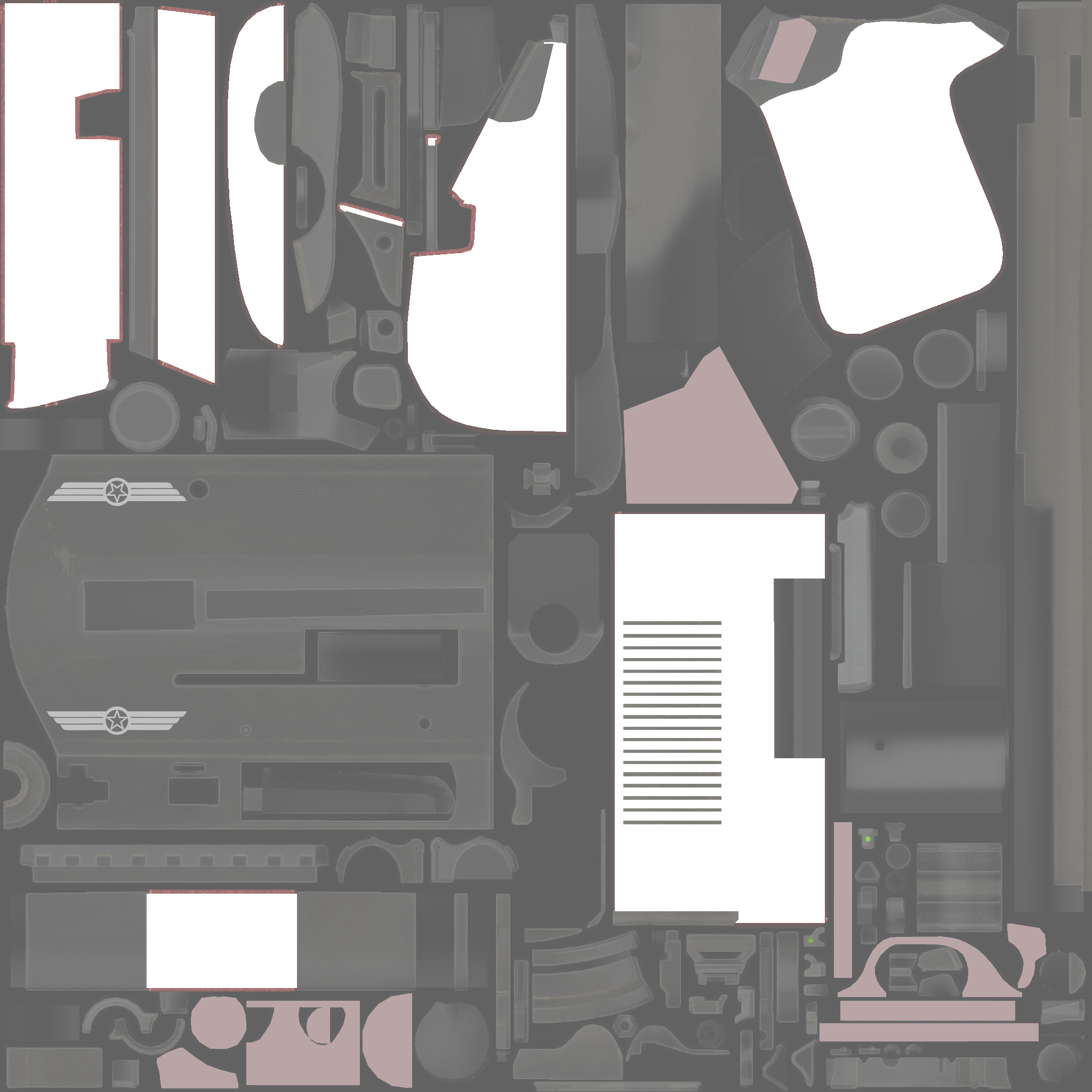 XM1014 | Red Leather (Well-Worn) Texture #1