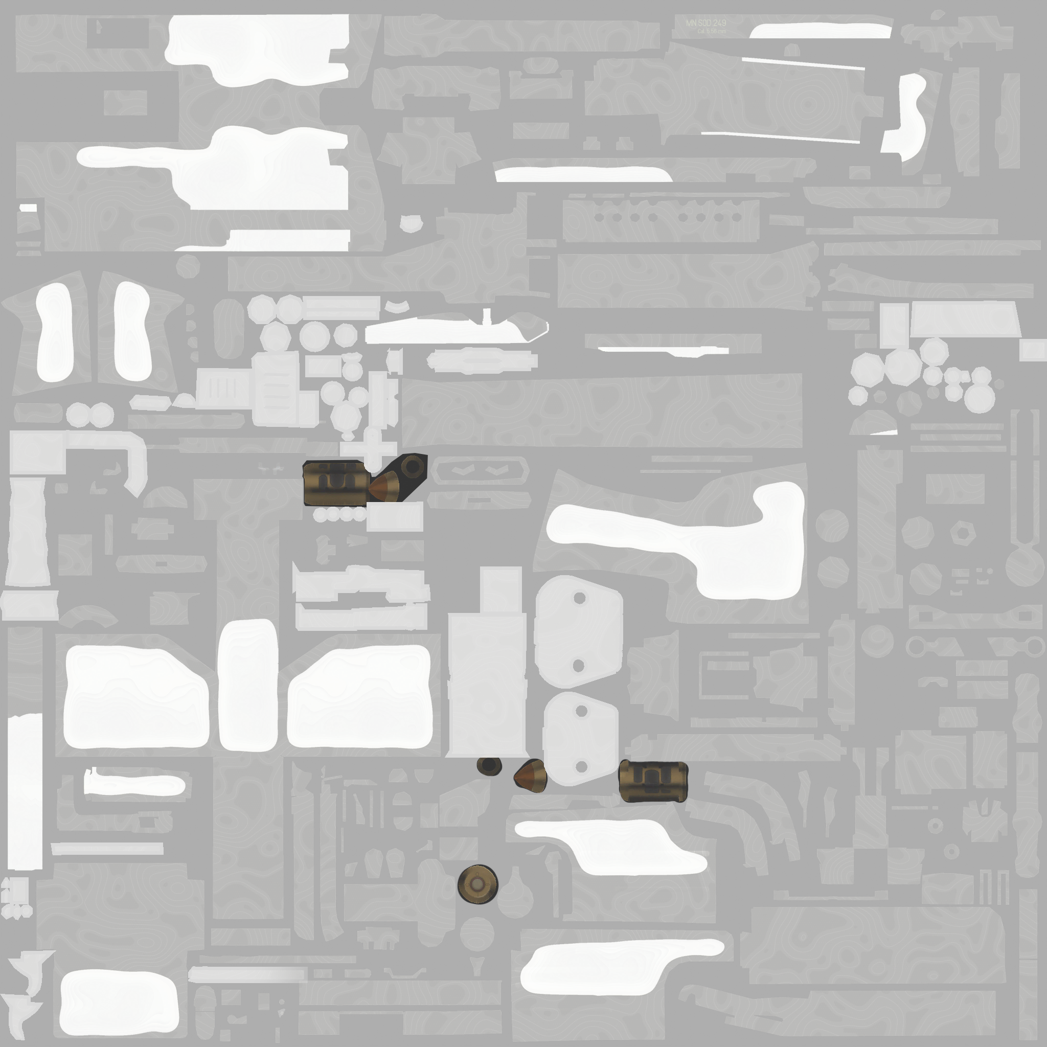 M249 | Deep Relief (Factory New) Texture #1