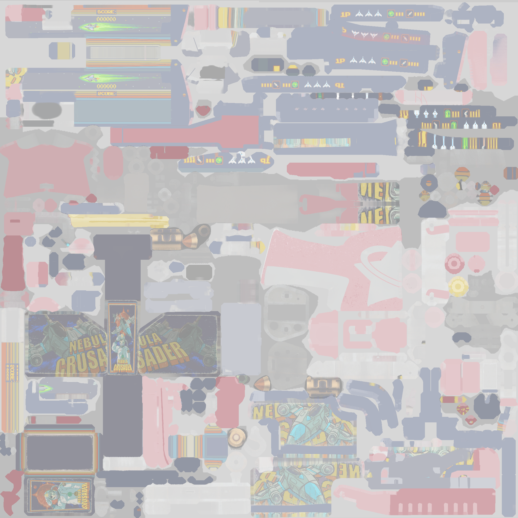 M249 | Nebula Crusader (Battle-Scarred) Texture #1