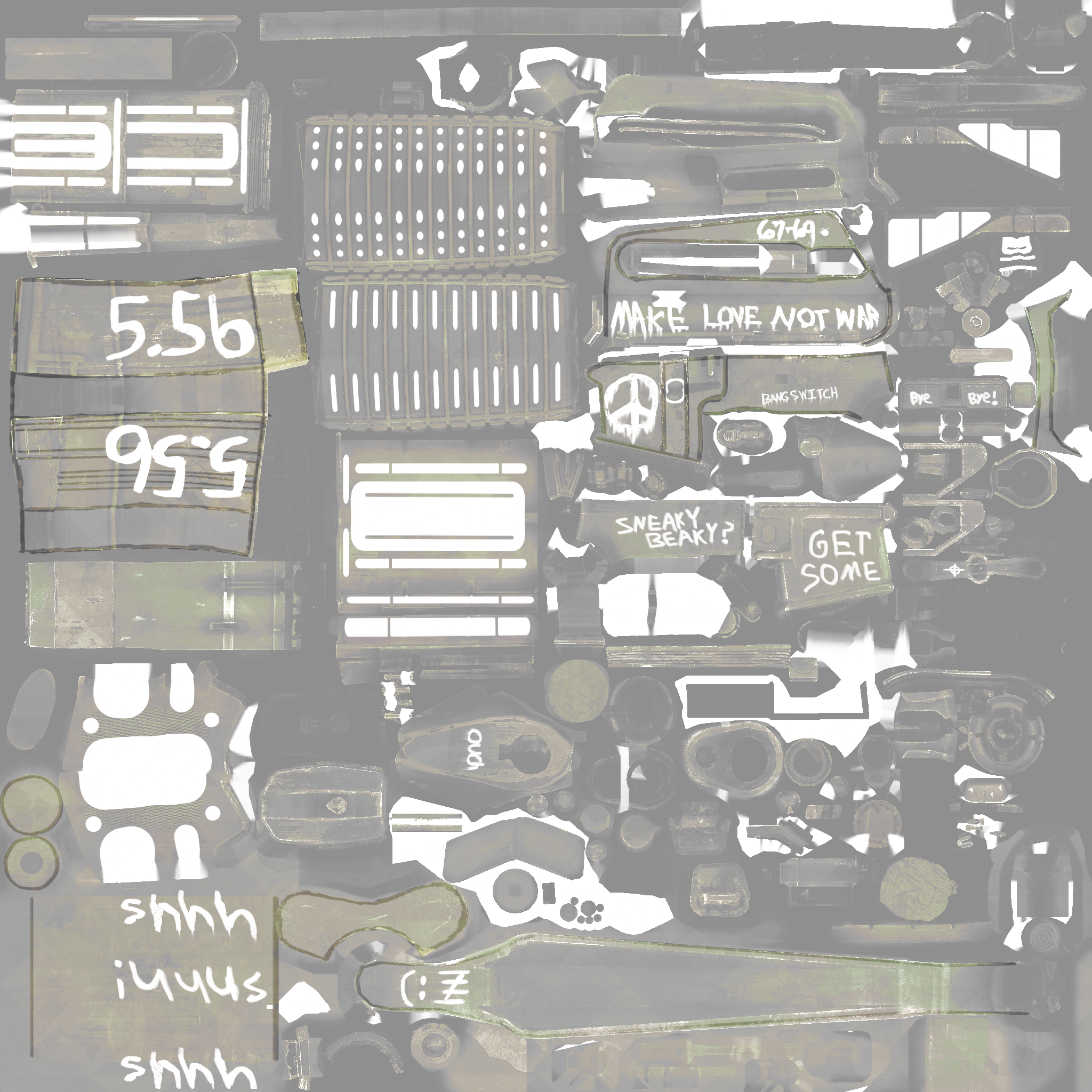 M4A1-S | Flashback (Well-Worn) Texture #1