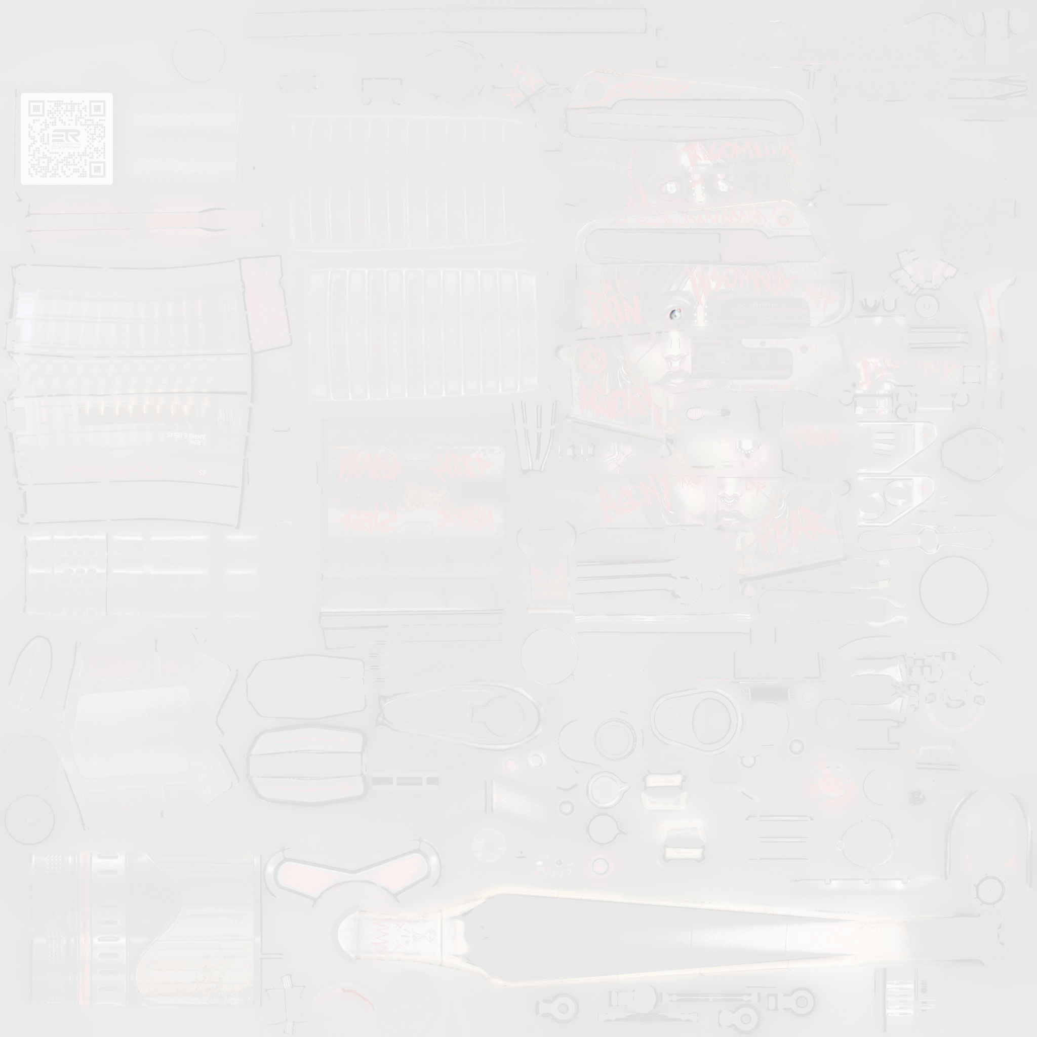 StatTrak™ M4A1-S | Night Terror (Battle-Scarred) Texture #1