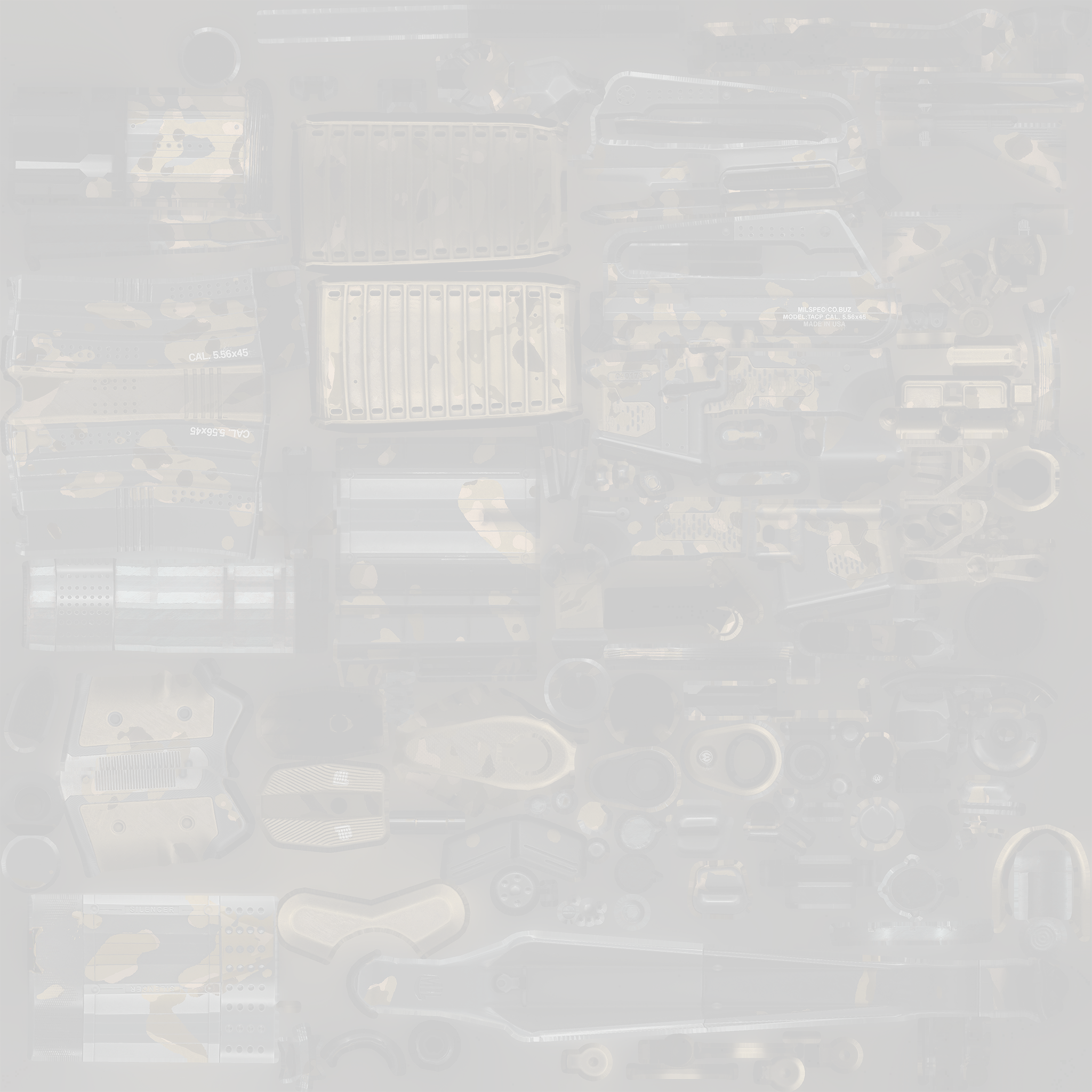 Souvenir M4A1-S | Mud-Spec (Factory New) Texture #1