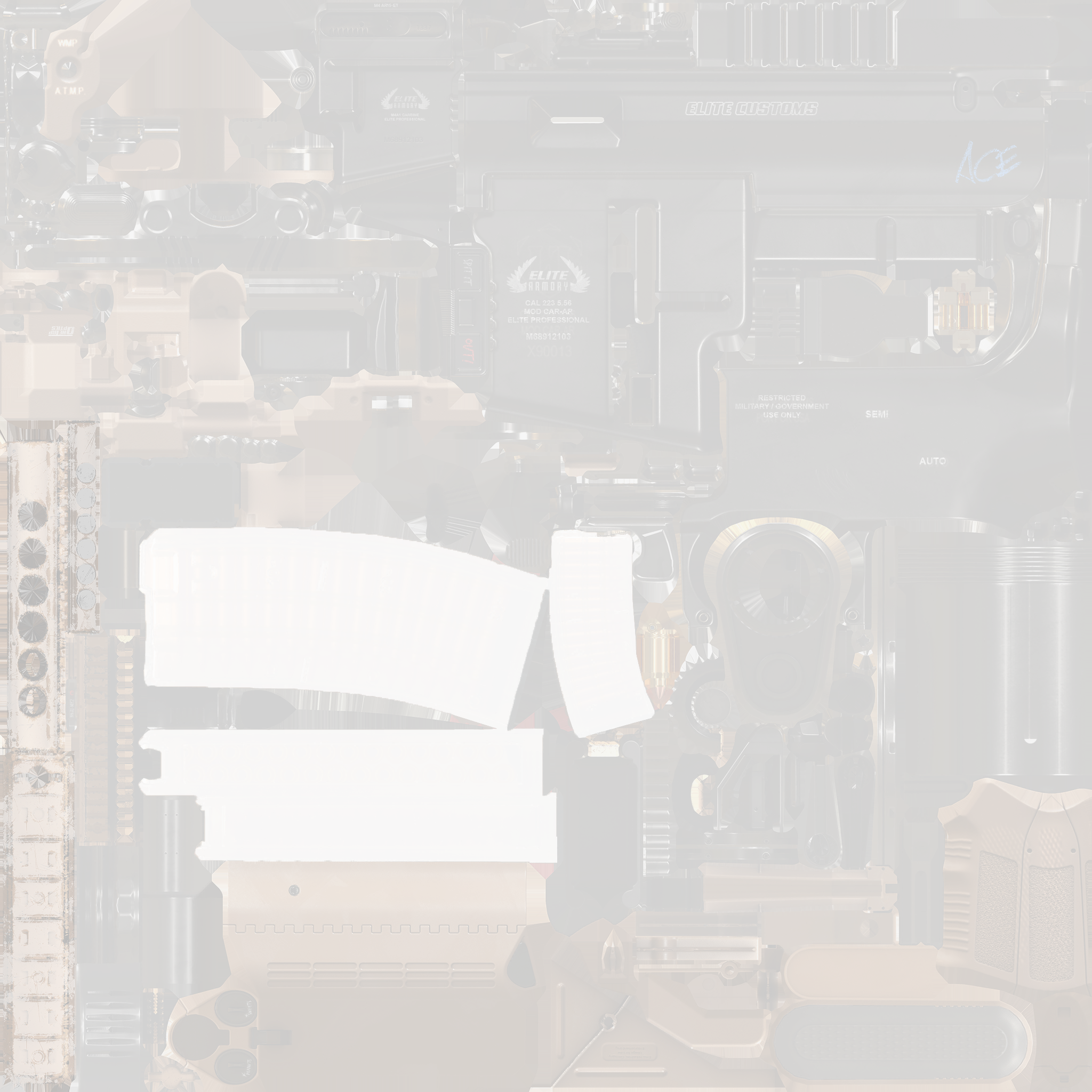 M4A4 | Poly Mag (Factory New) Texture #1
