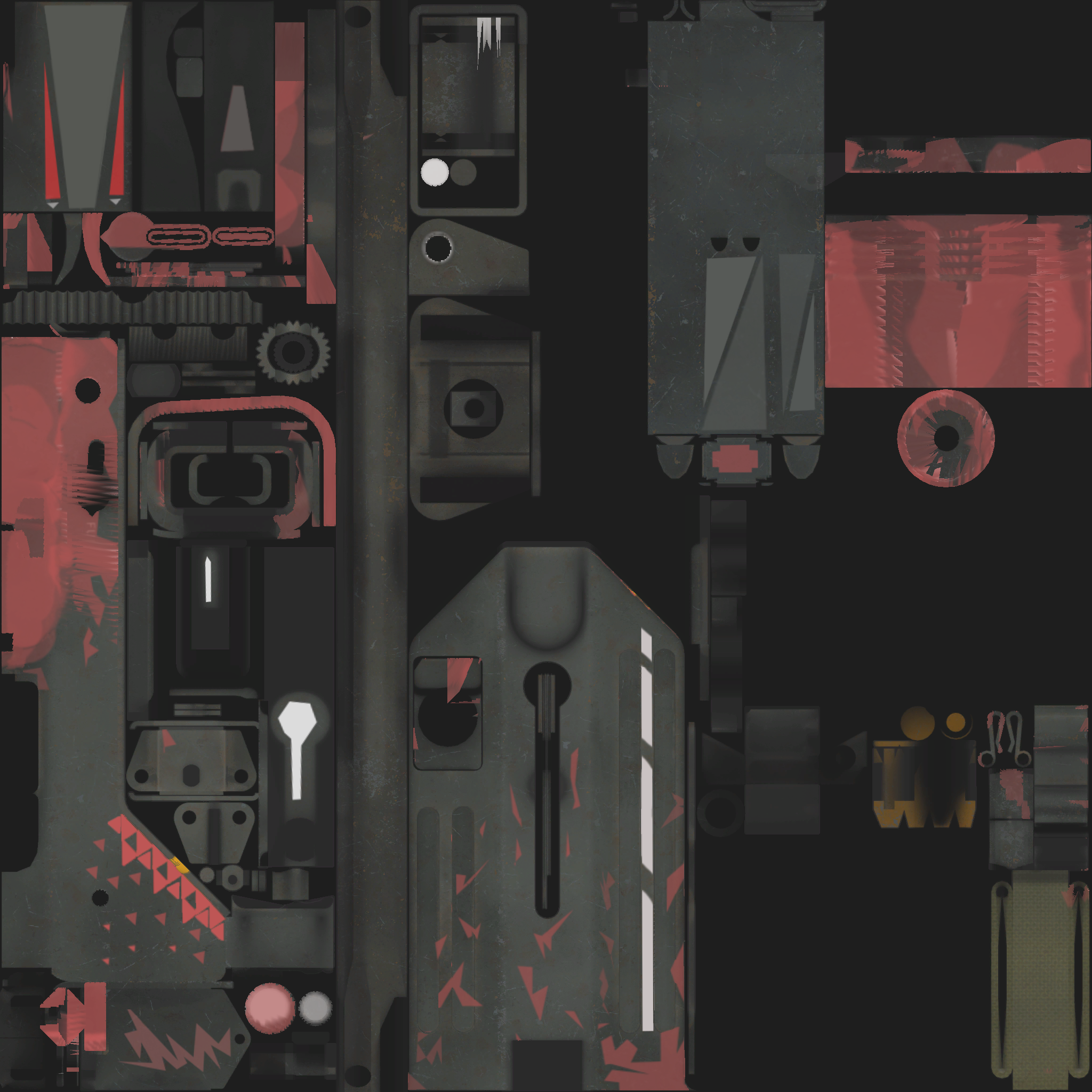 MAC-10 | Tatter (Factory New) Texture #1