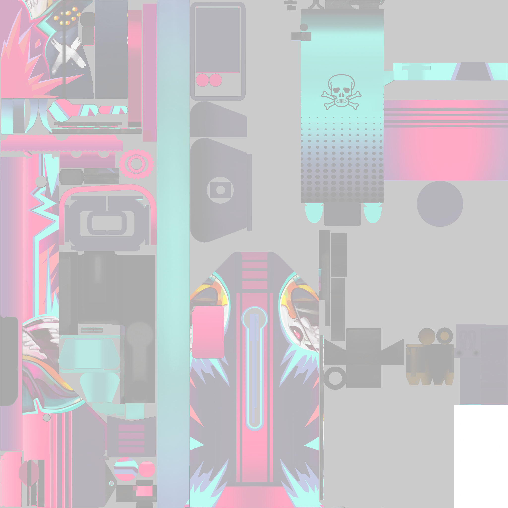 StatTrak™ MAC-10 | Neon Rider (Factory New) Texture #1