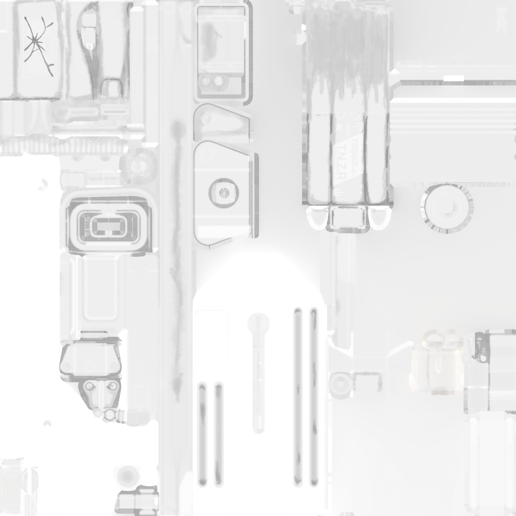 StatTrak™ MAC-10 | Button Masher (Battle-Scarred) Texture #1