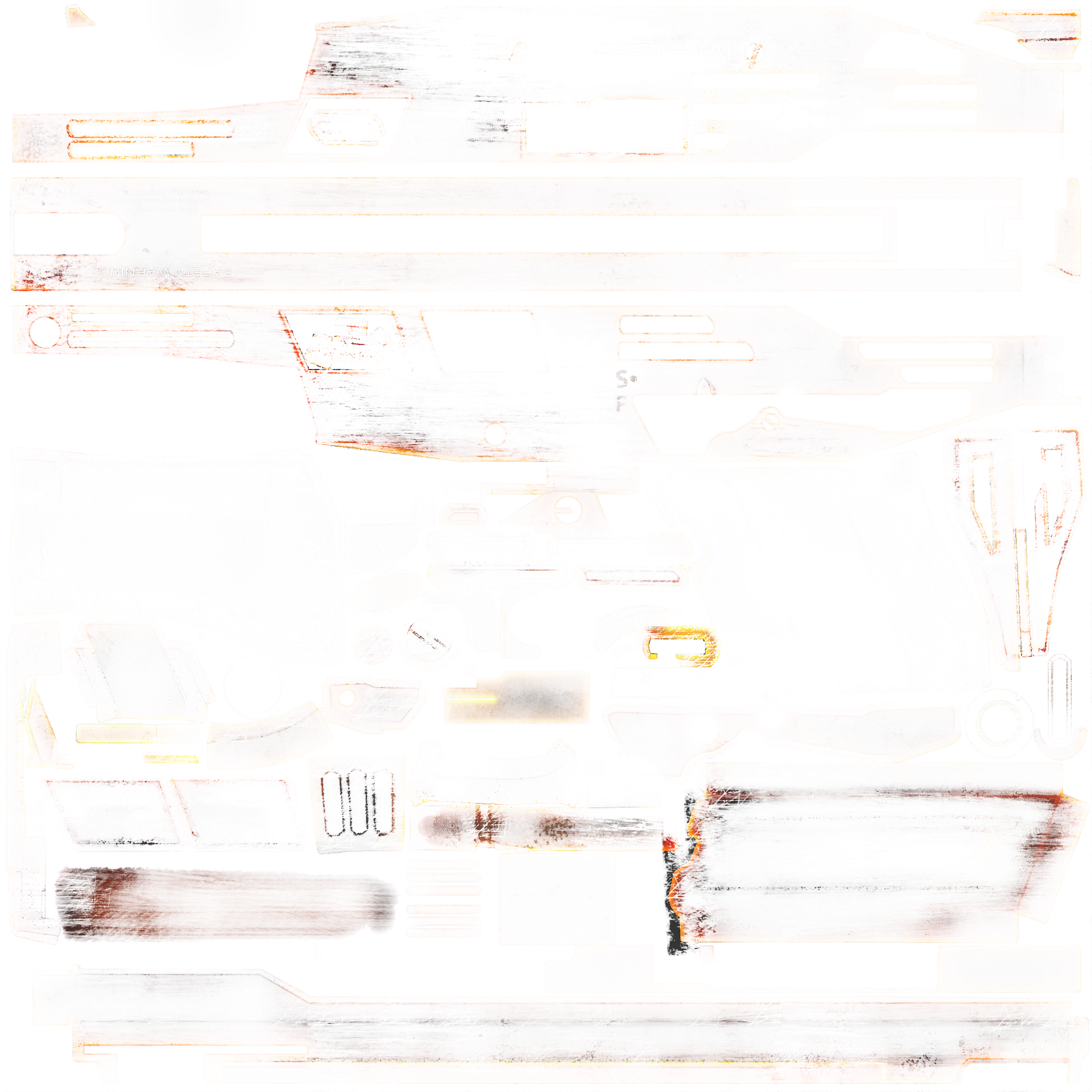 MAG-7 | Heat (Well-Worn) Texture #1