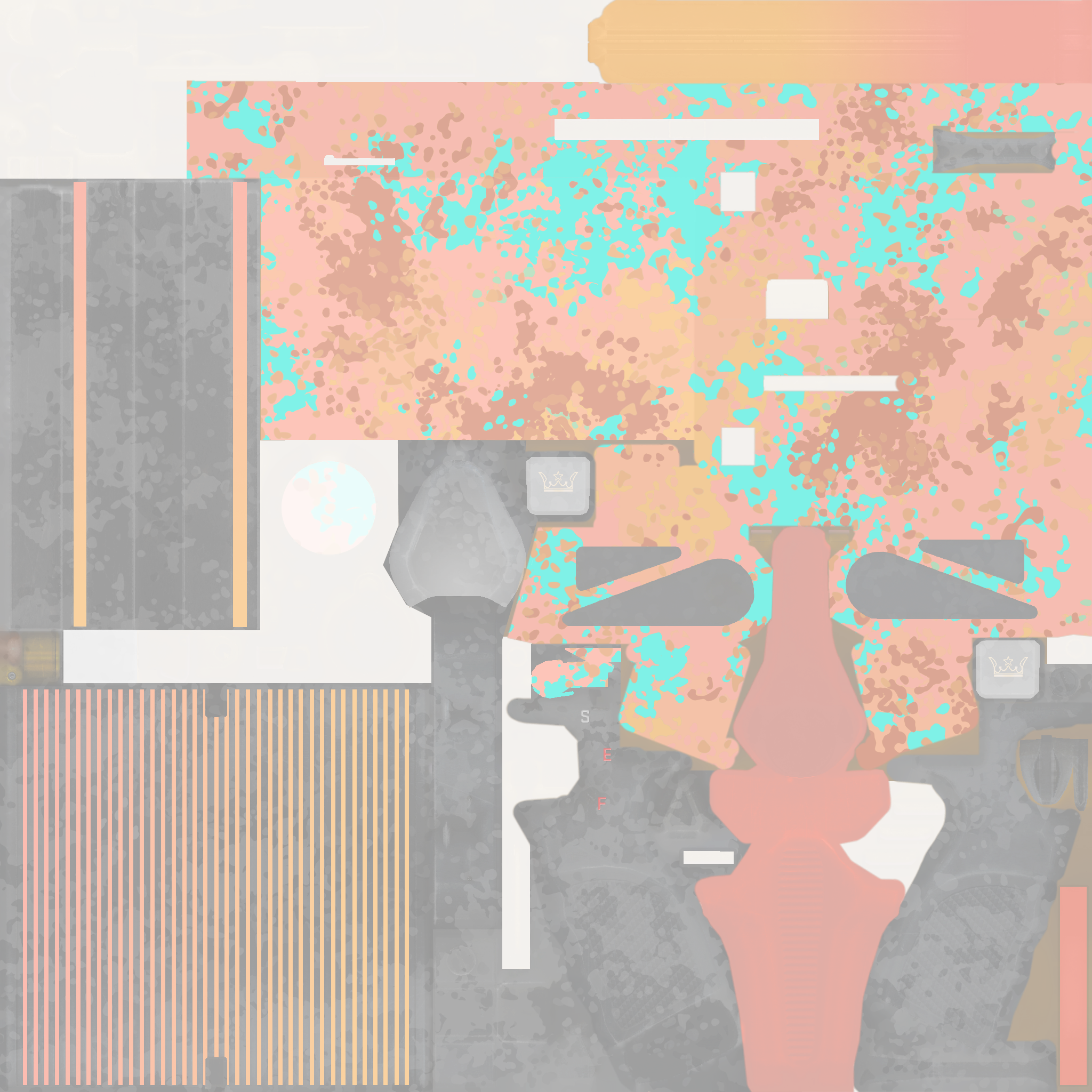 Souvenir MP5-SD | Oxide Oasis (Factory New) Texture #1
