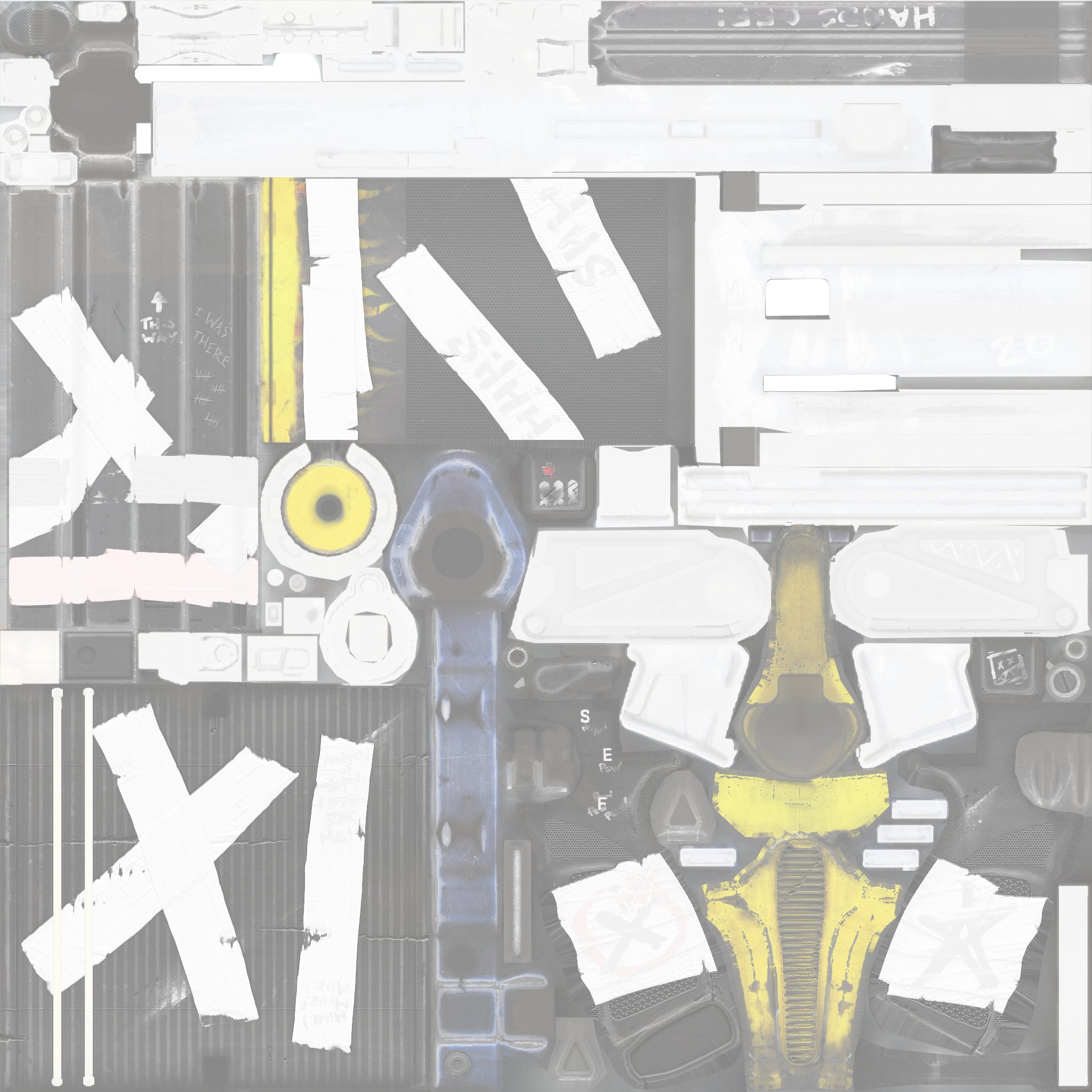 StatTrak™ MP5-SD | Kitbash (Well-Worn) Texture #1