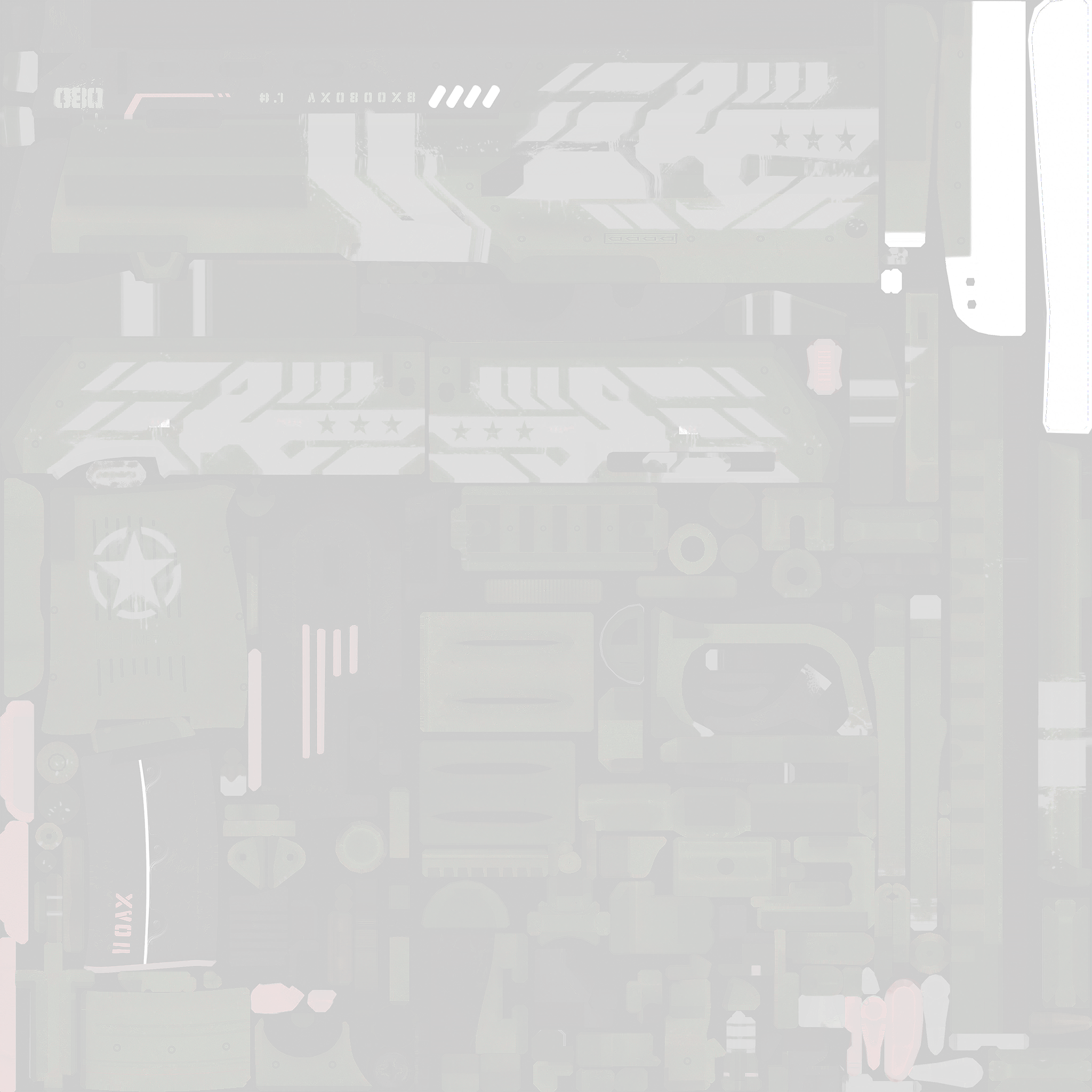 MP7 | Guerrilla (Well-Worn) Texture #1