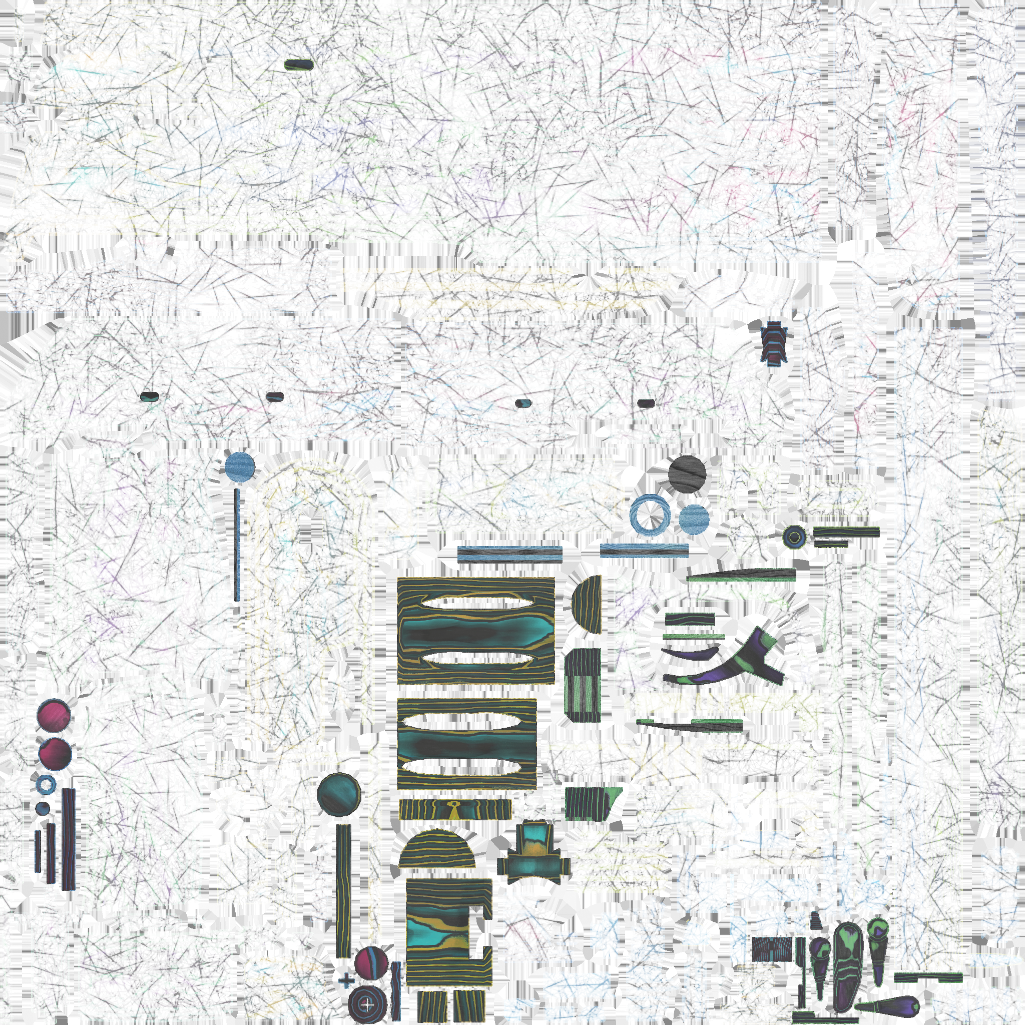 MP7 | Neon Ply (Factory New) Texture #1