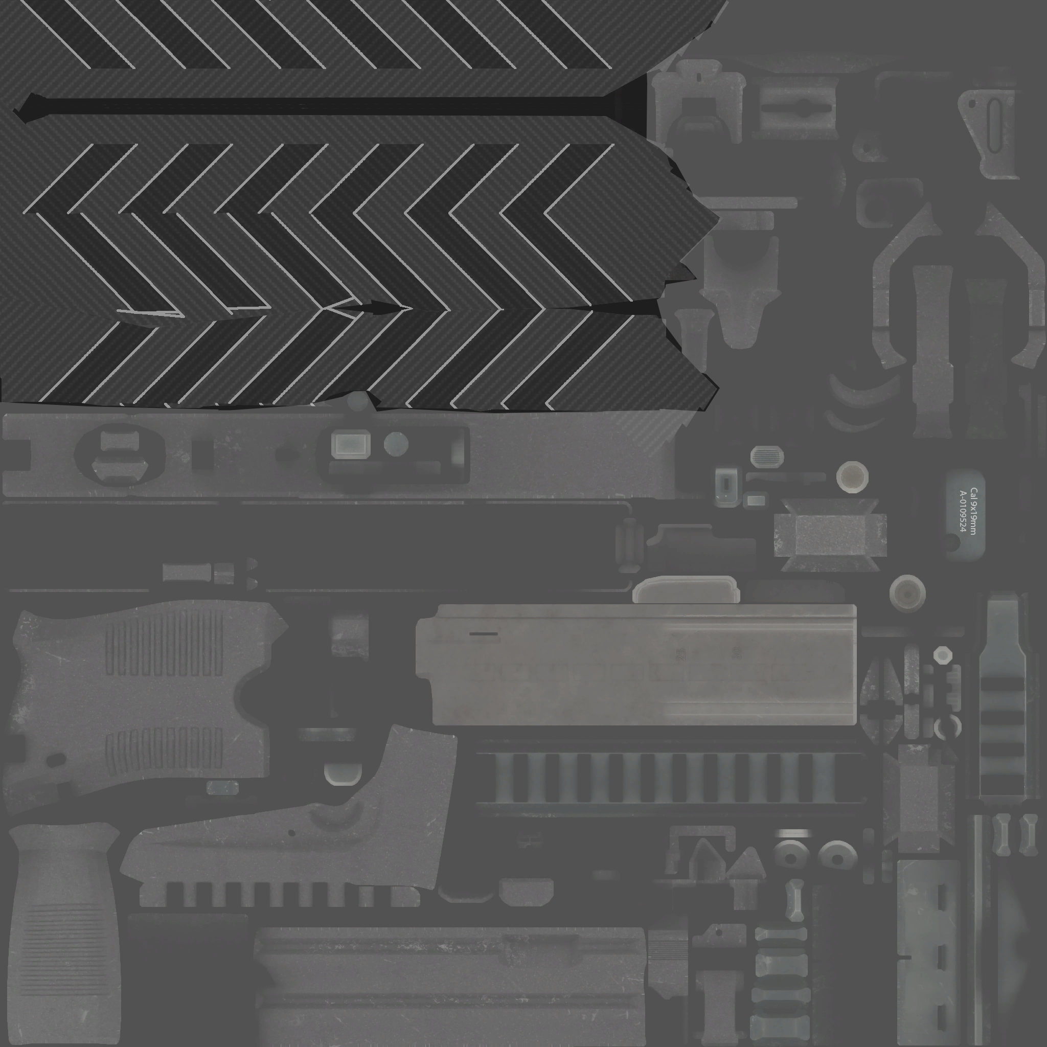 MP9 | Dart (Field-Tested) Texture #1