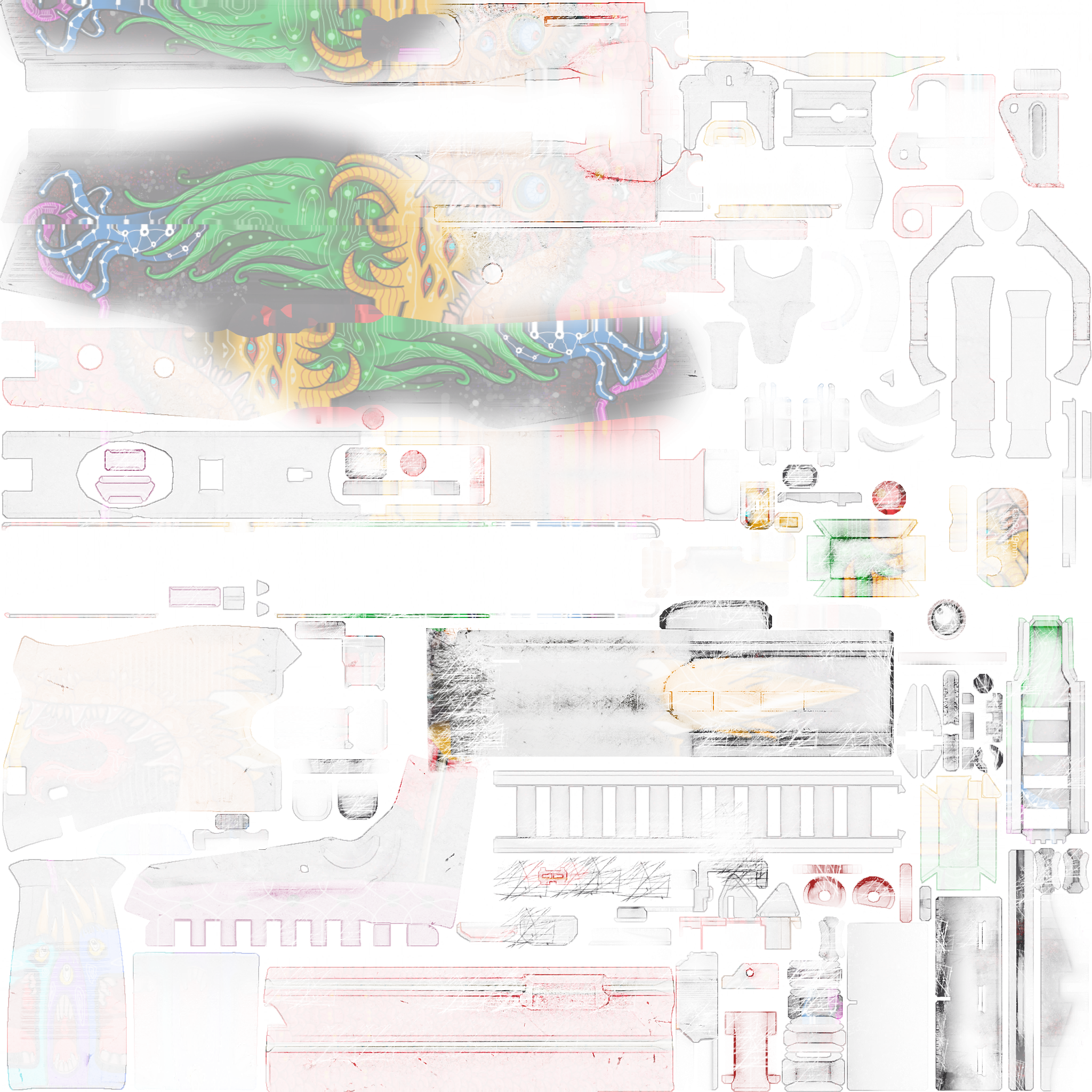 MP9 | Food Chain (Factory New) Texture #1