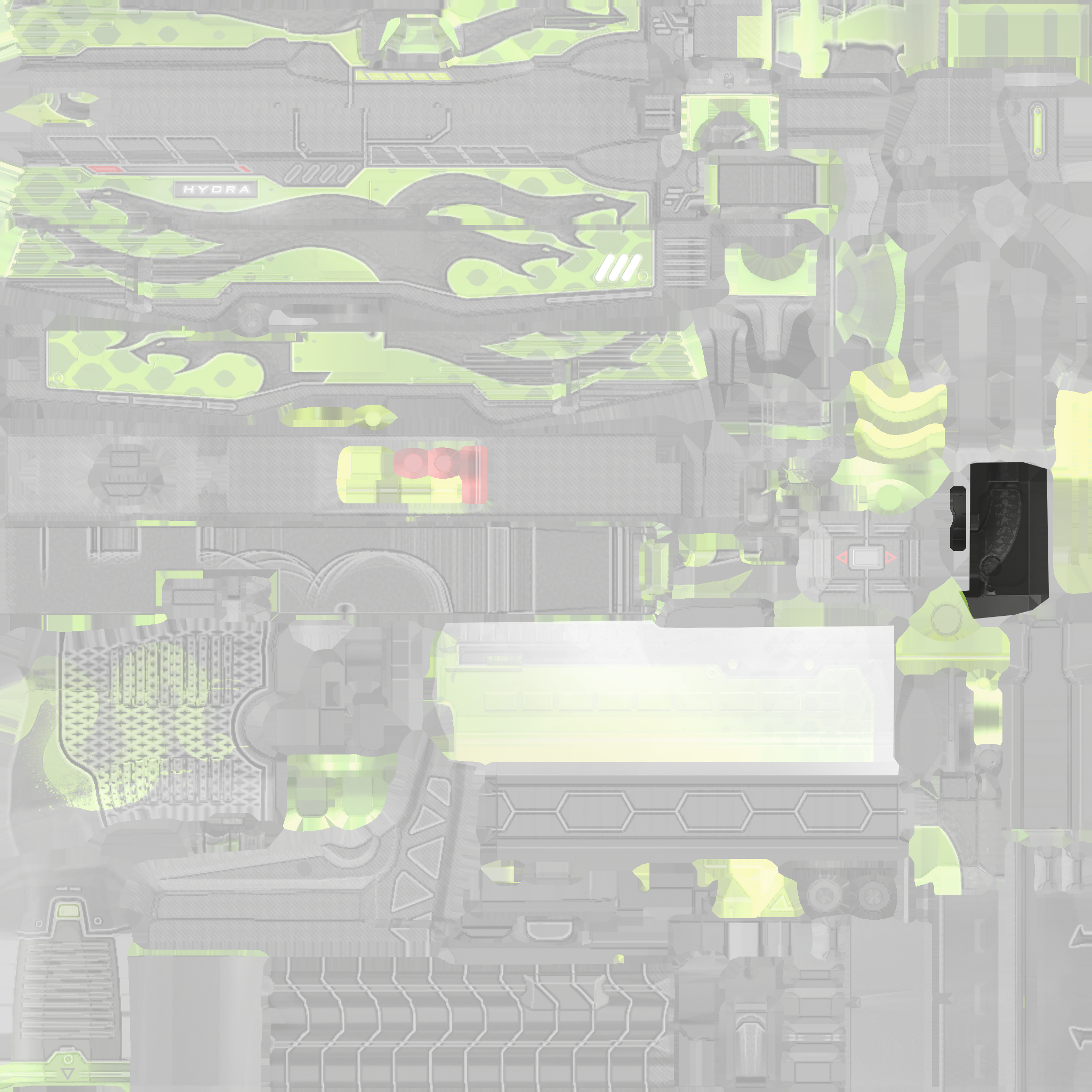 StatTrak™ MP9 | Hydra (Battle-Scarred) Texture #1
