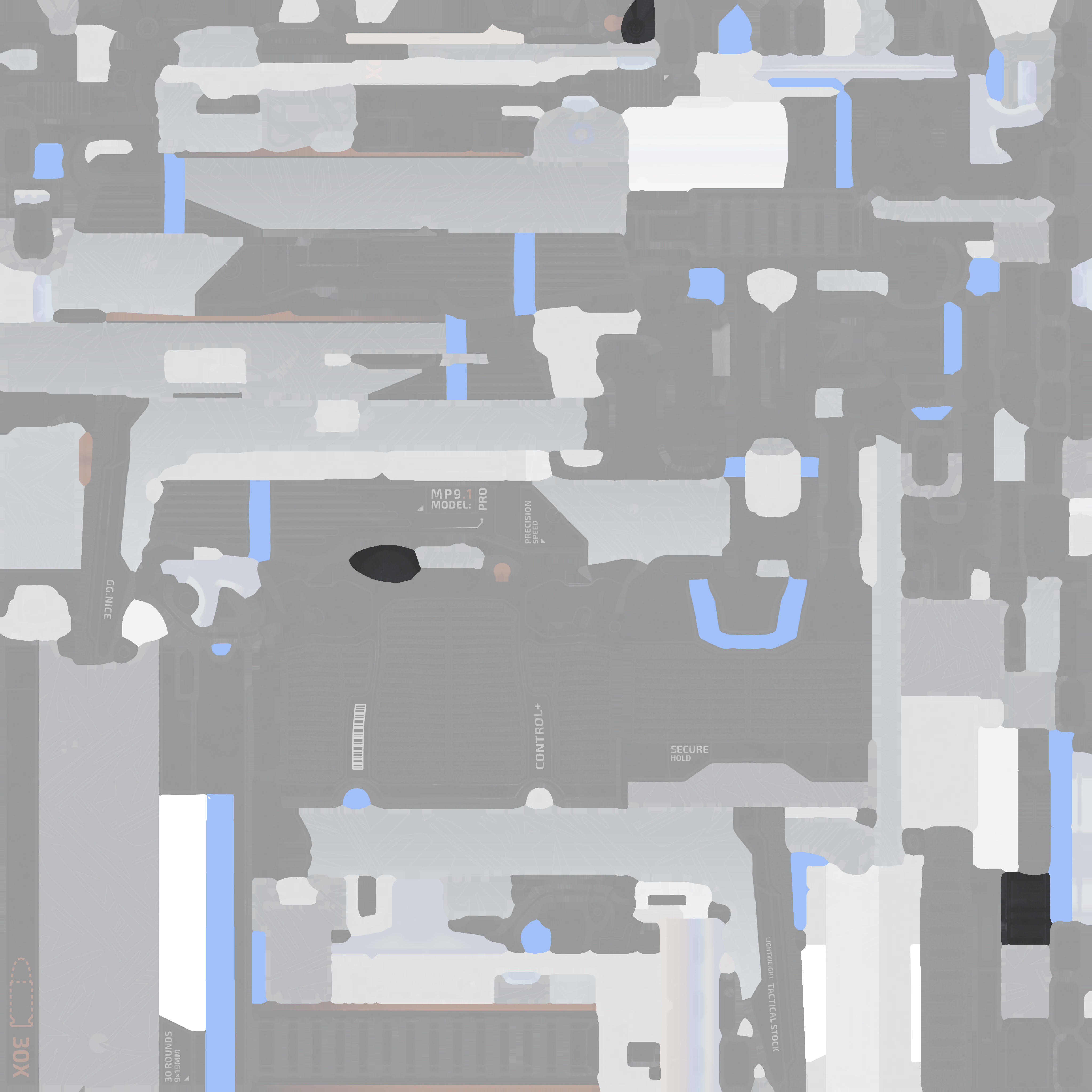 MP9 | Nexus (Factory New) Texture #1