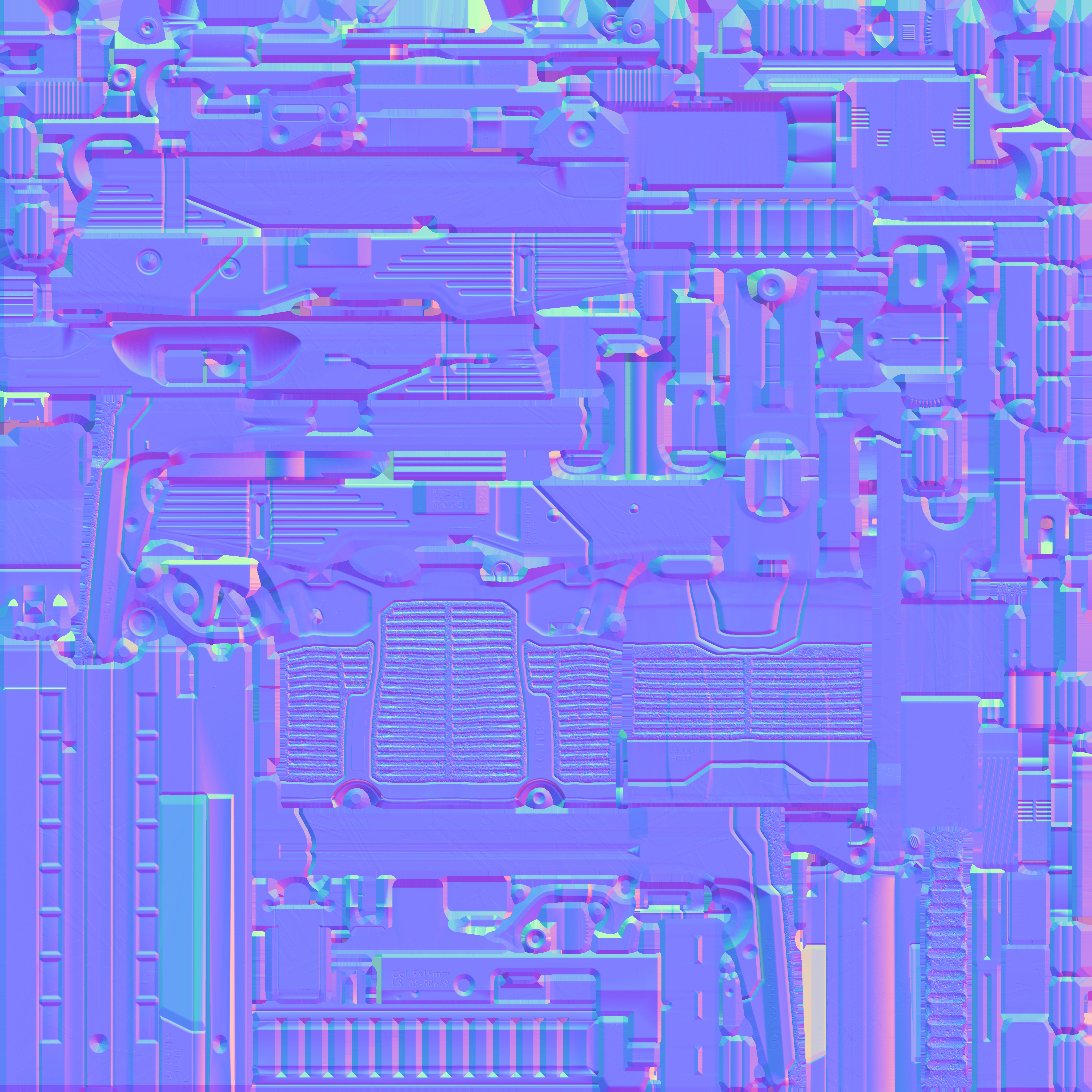MP9 | Nexus (Factory New) Texture #2