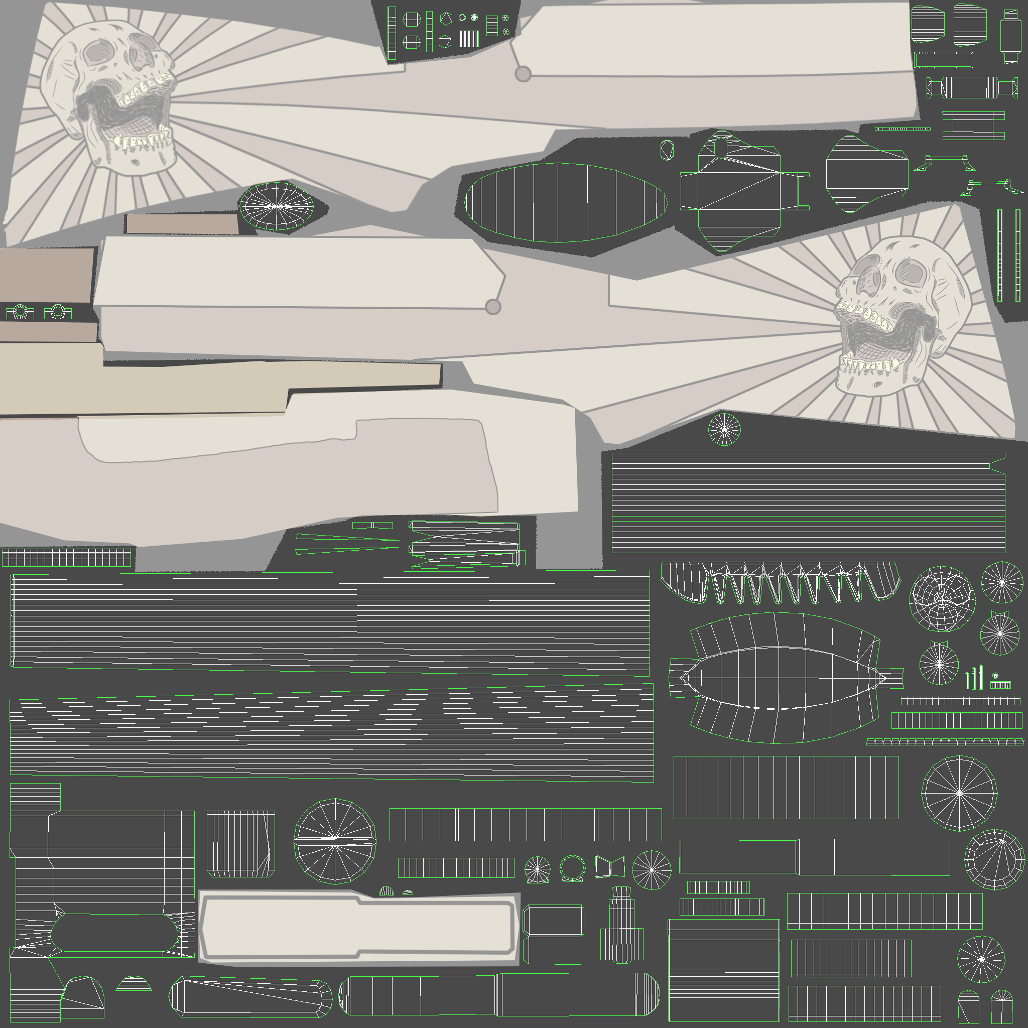 StatTrak™ Nova | Rising Skull (Factory New) Texture #1