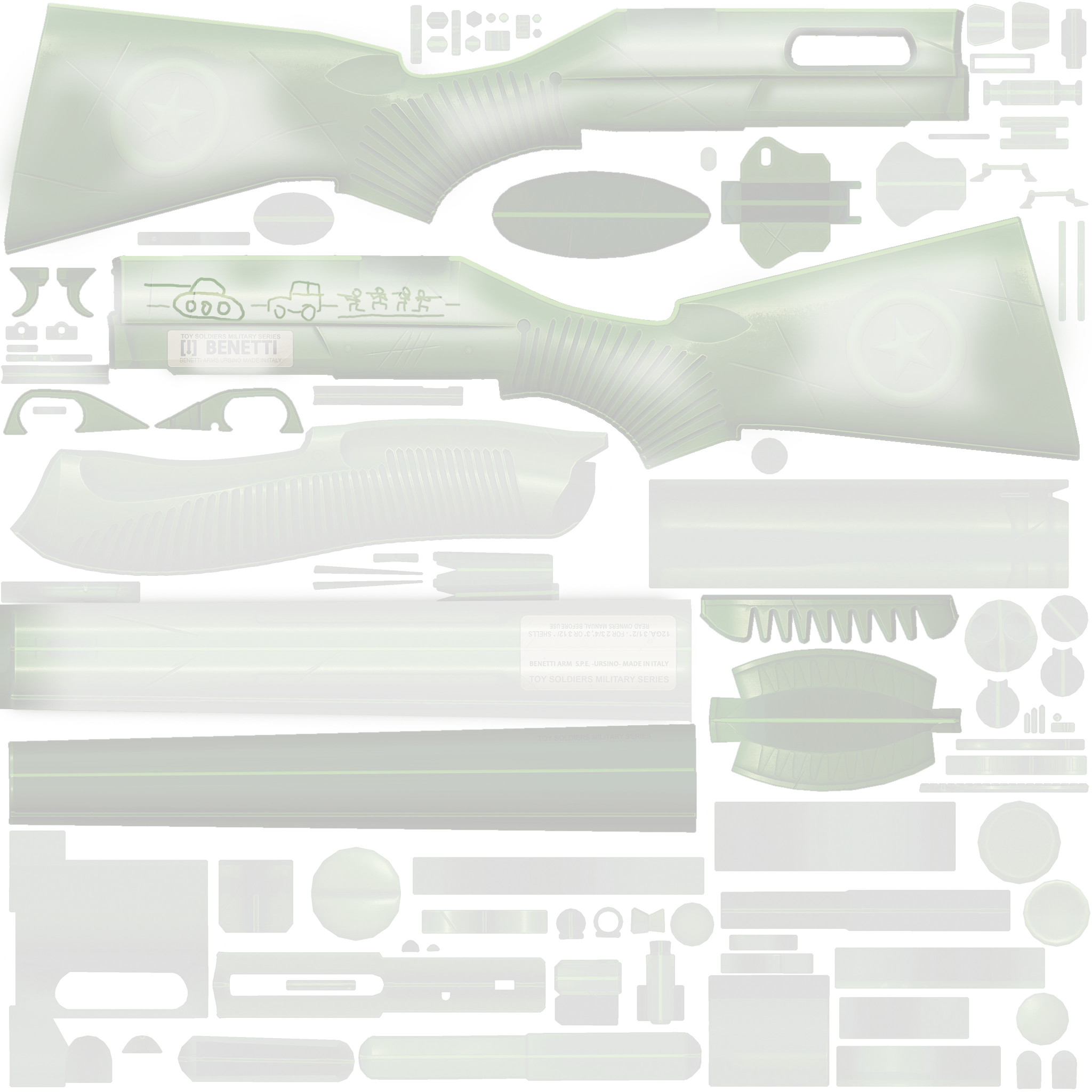 StatTrak™ Nova | Toy Soldier (Battle-Scarred) Texture #1