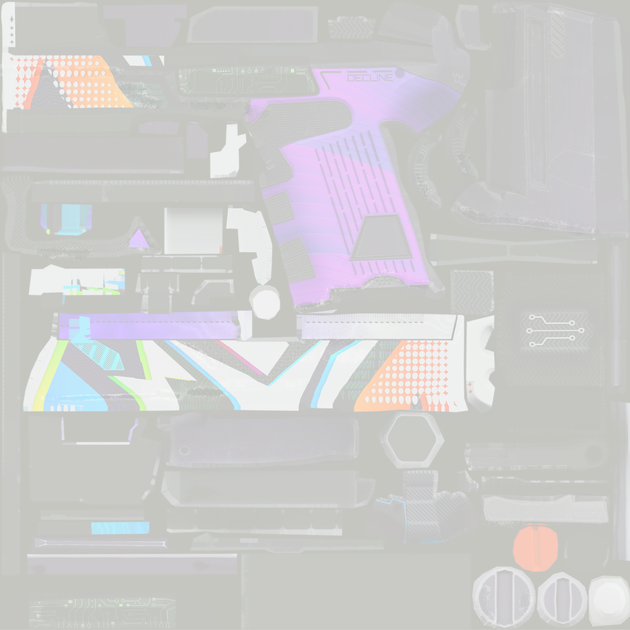 P2000 | Wicked Sick (Battle-Scarred) Texture #1