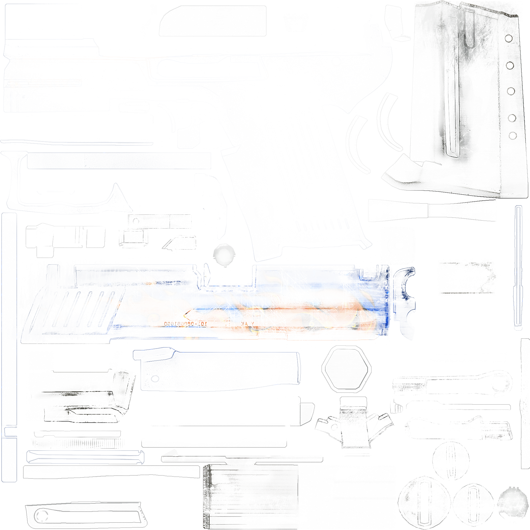 P2000 | Fire Elemental (Factory New) Texture #1