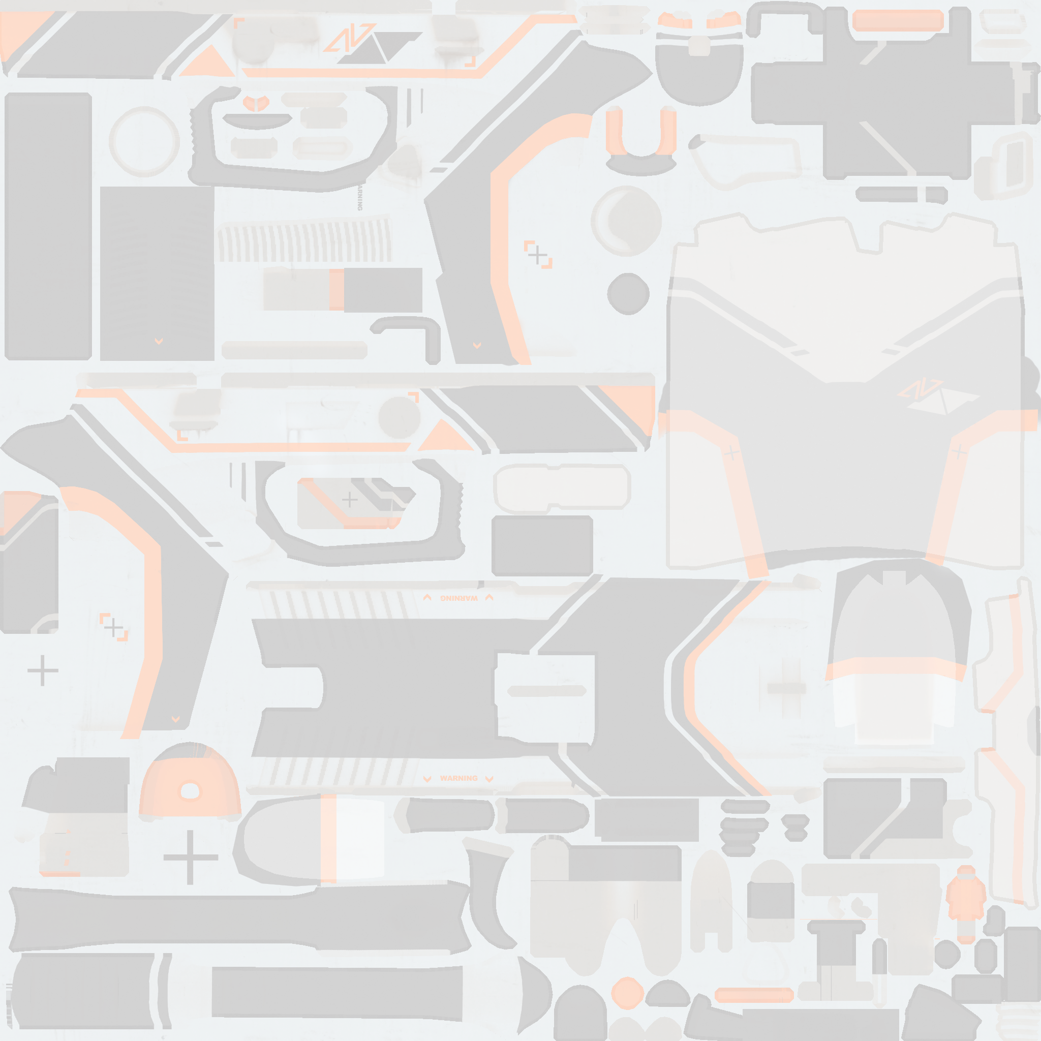 P250 | Asiimov (Well-Worn) Texture #1