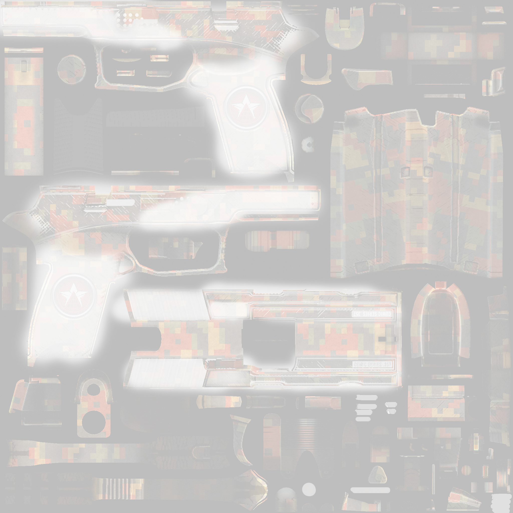 StatTrak™ P250 | Red Rock (Battle-Scarred) Texture #1