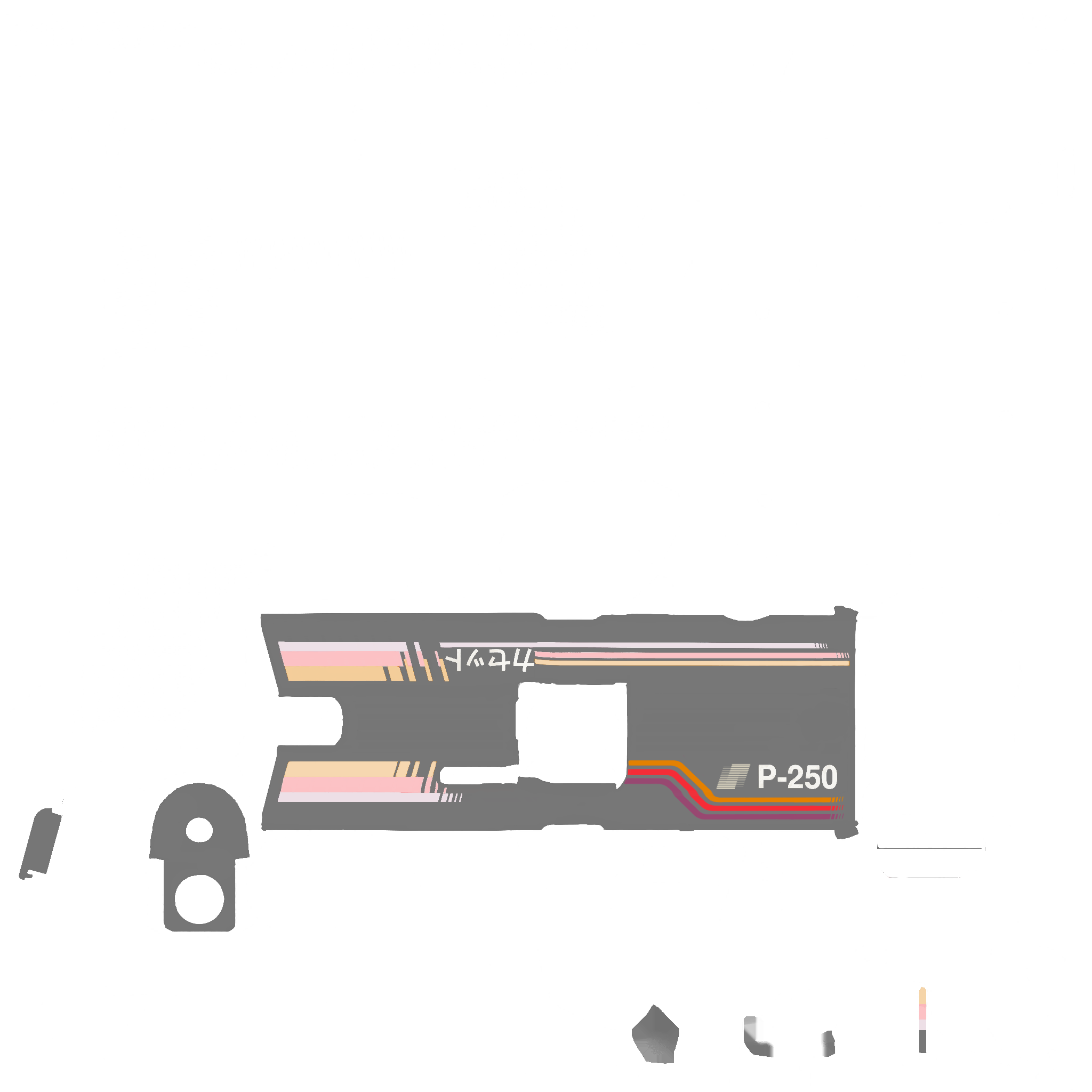StatTrak™ P250 | Cassette (Well-Worn) Texture #1